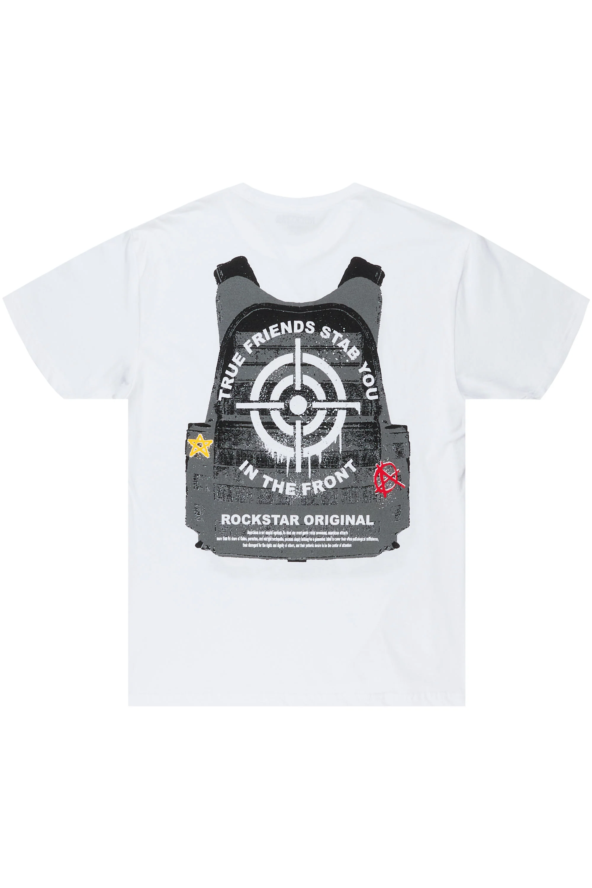 Mobbin White Graphic T-Shirt - Image 3
