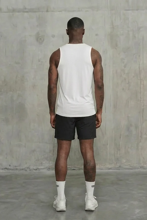 Flow White Tank Top - Image 4