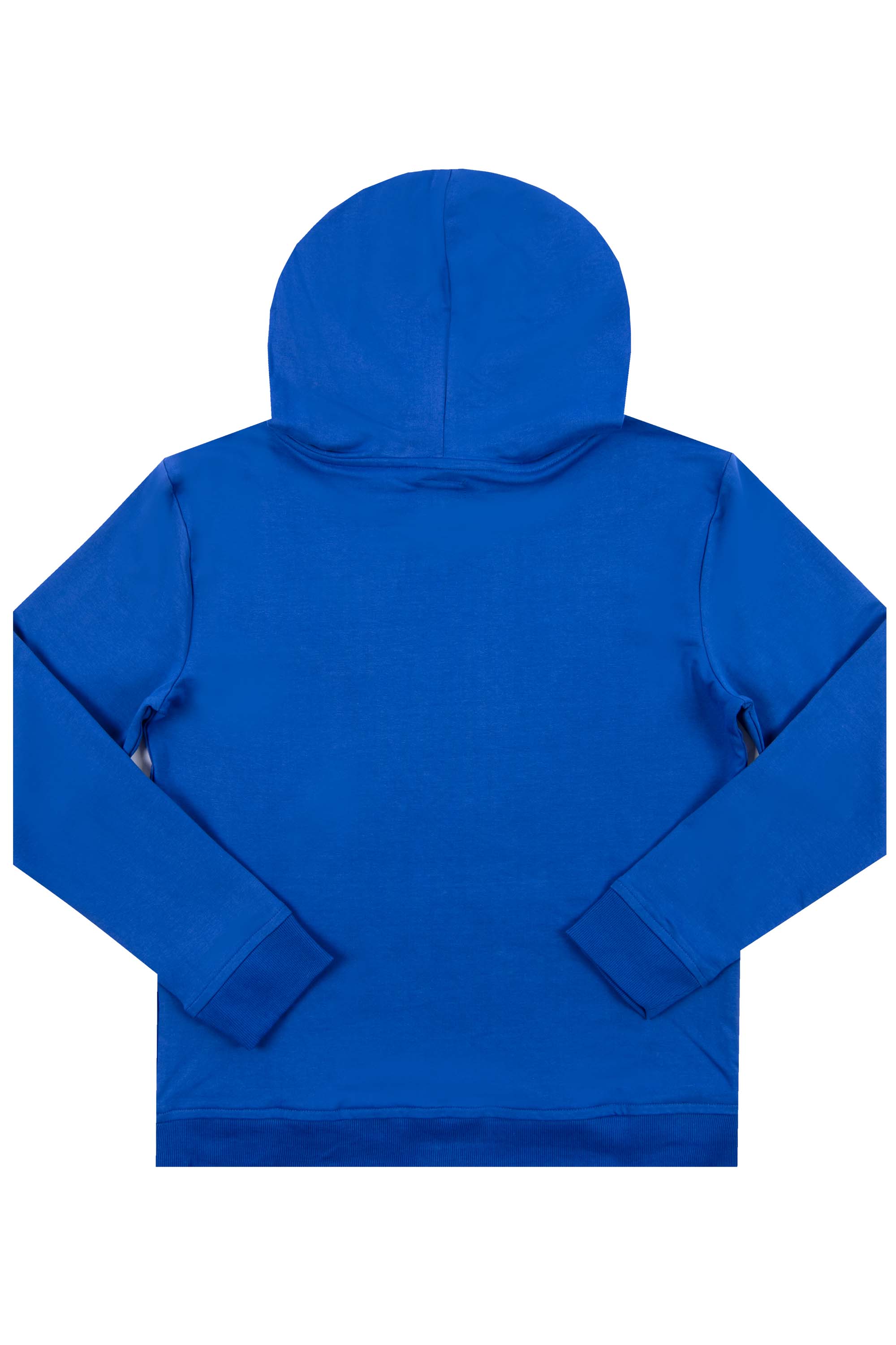Zone Printed Hoodie-Royal Blue - Image 4