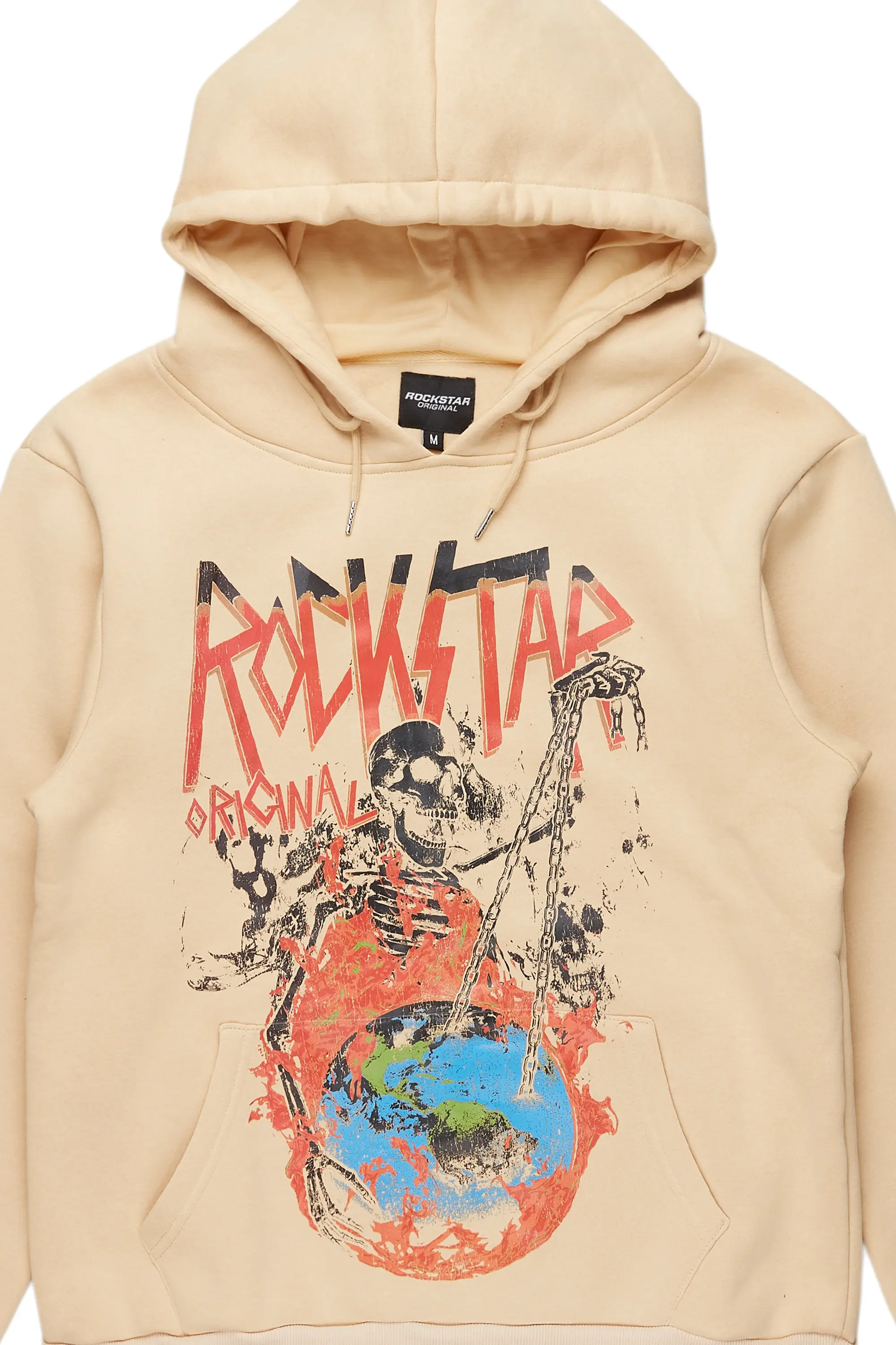 Barrett Beige Graphic Hoodie - Image 2