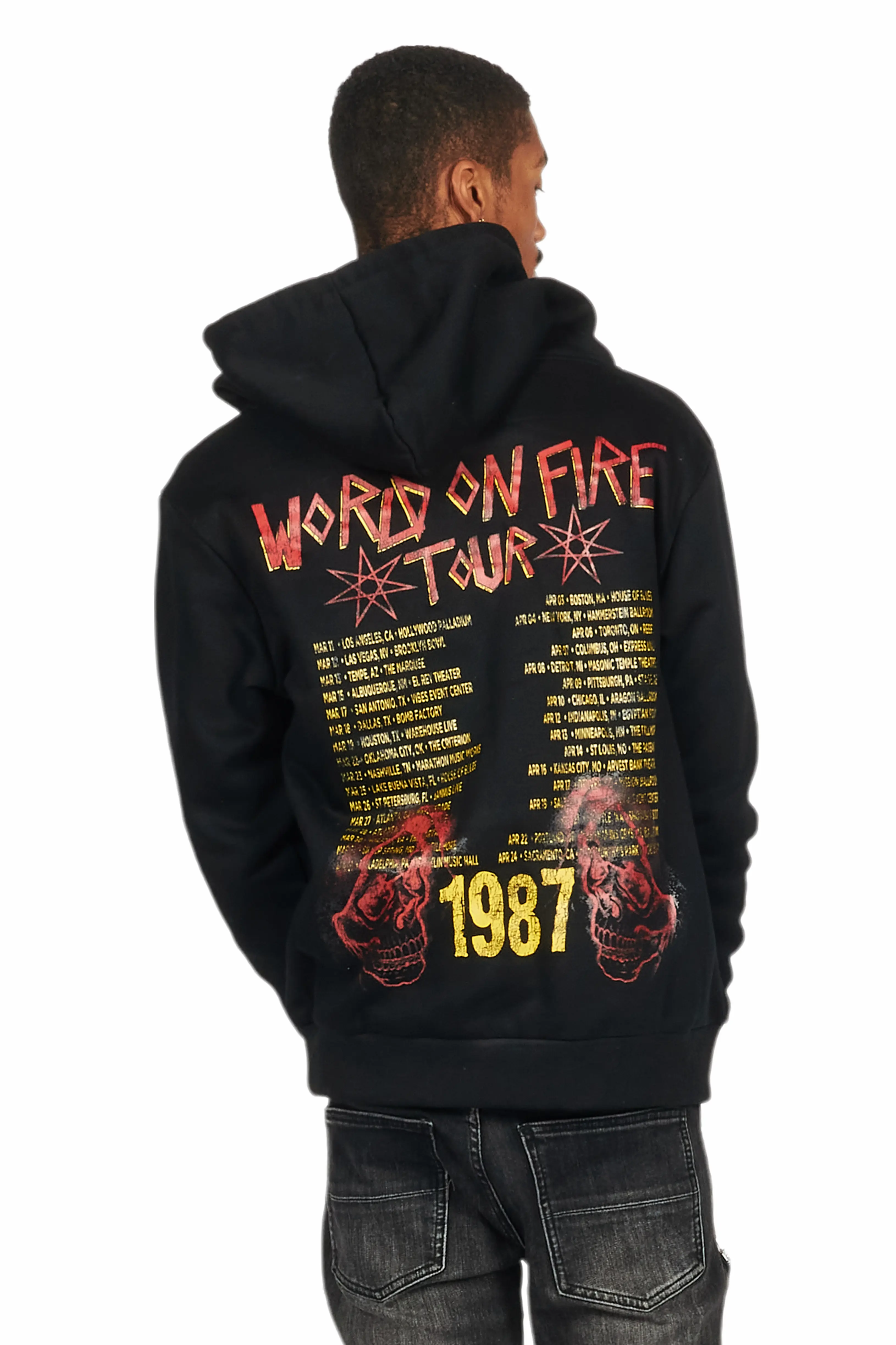 Barrett Black Graphic Hoodie - Image 4