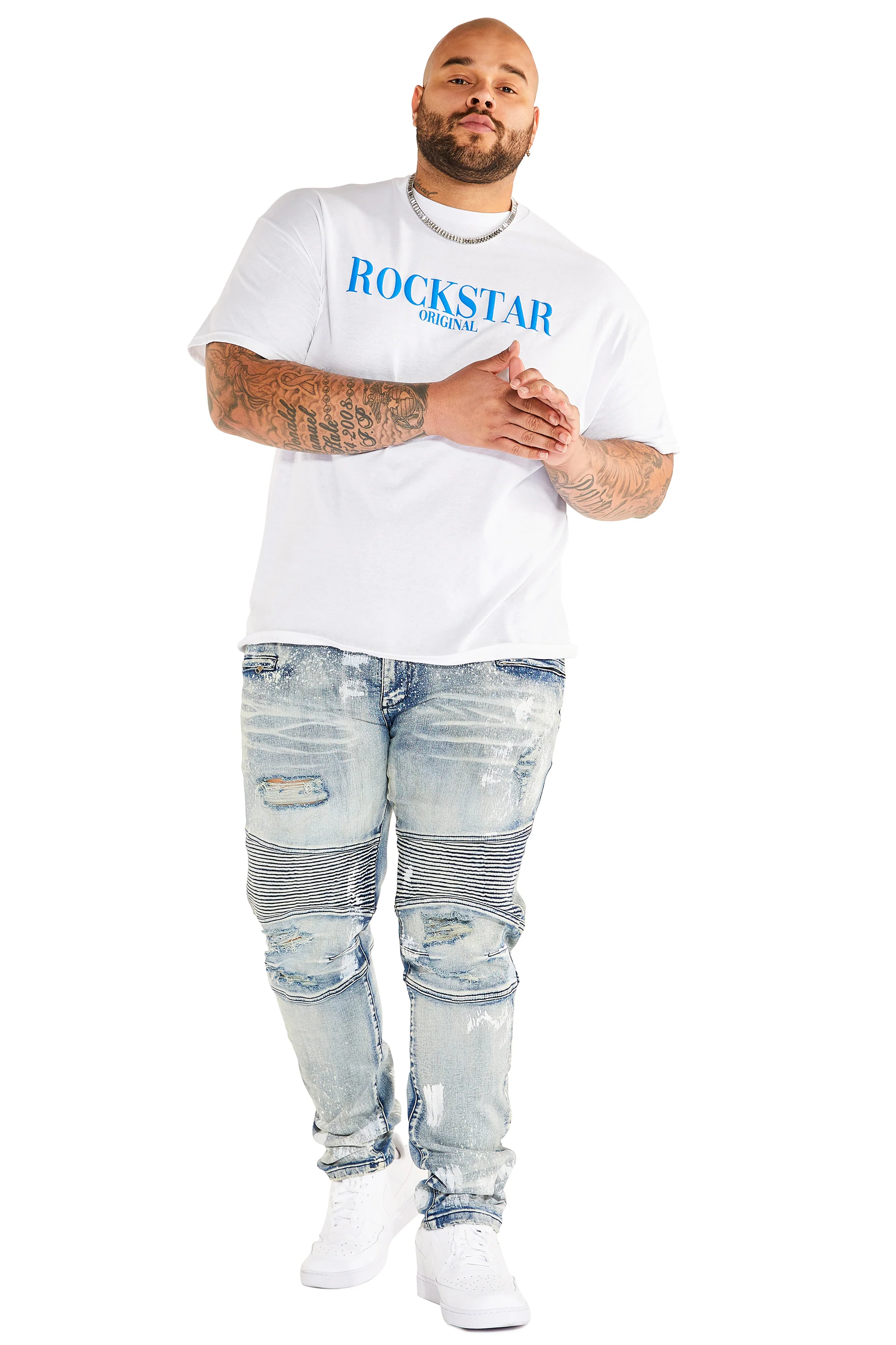 Octavio Printed T-Shirt-White - Image 9