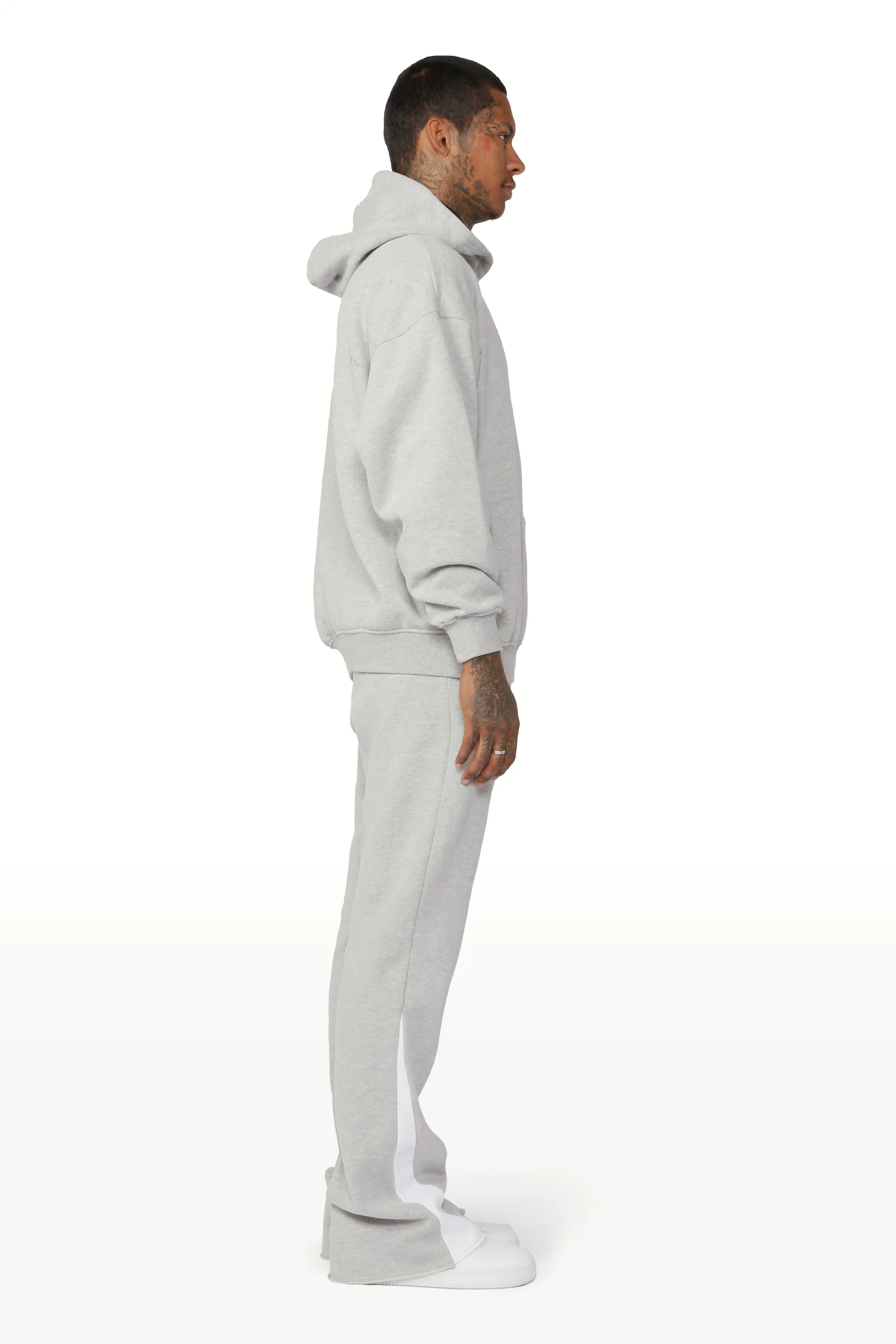 Scottie Grey/White Hoodie Track Set - Image 11