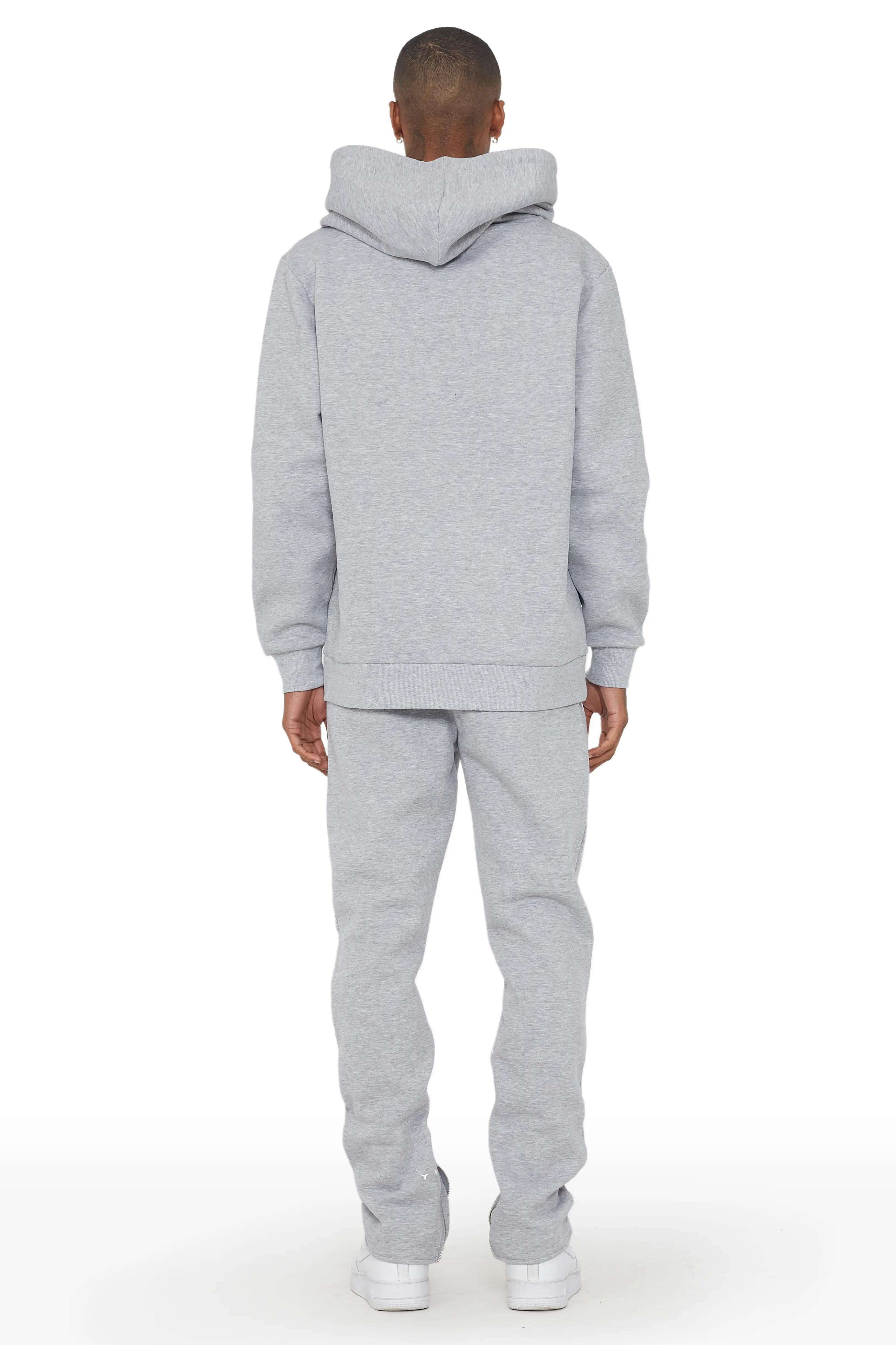 Raffer Grey Slim Fit Track Set - Image 5