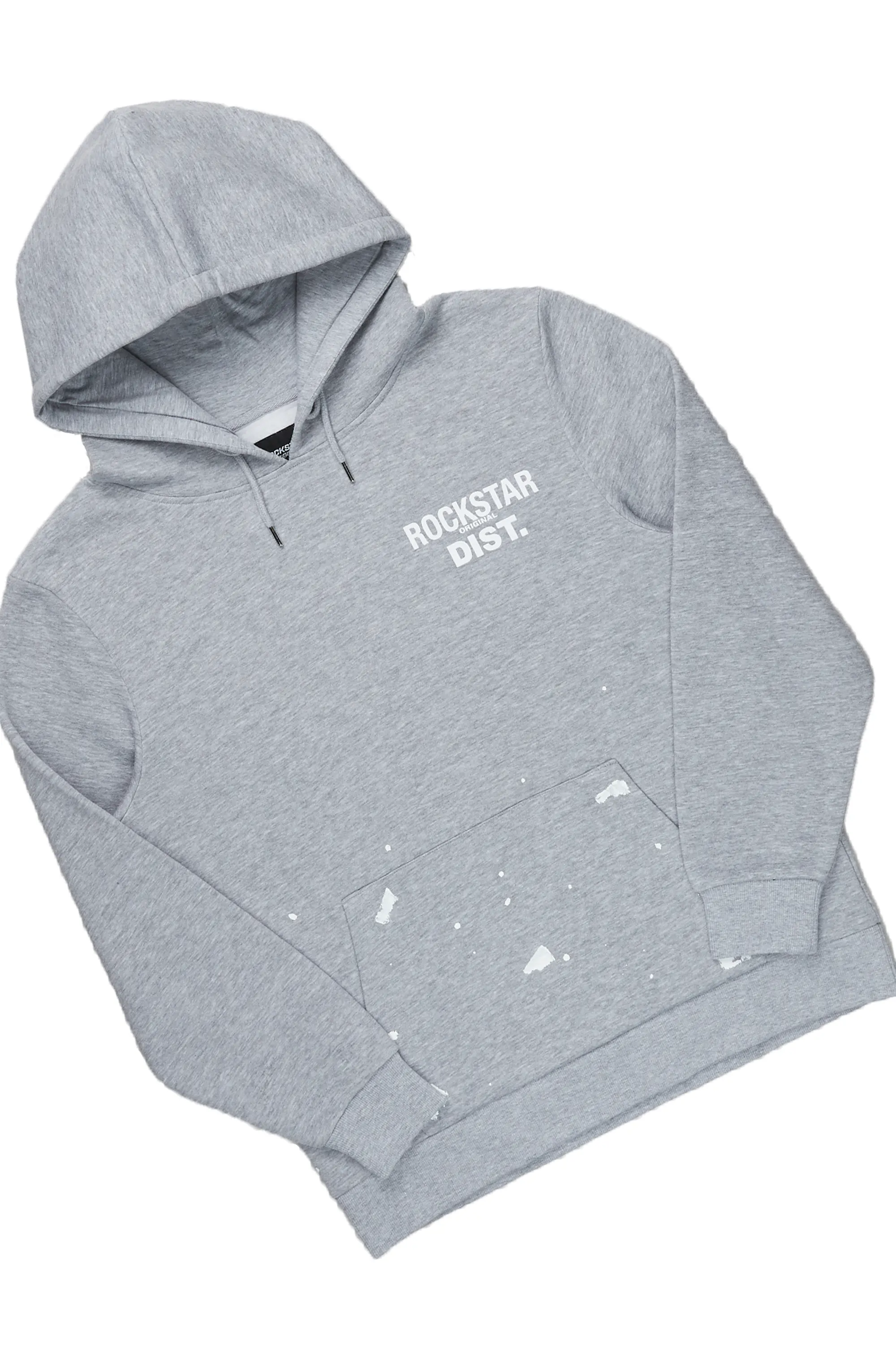 Raffer Grey Slim Fit Track Set - Image 6