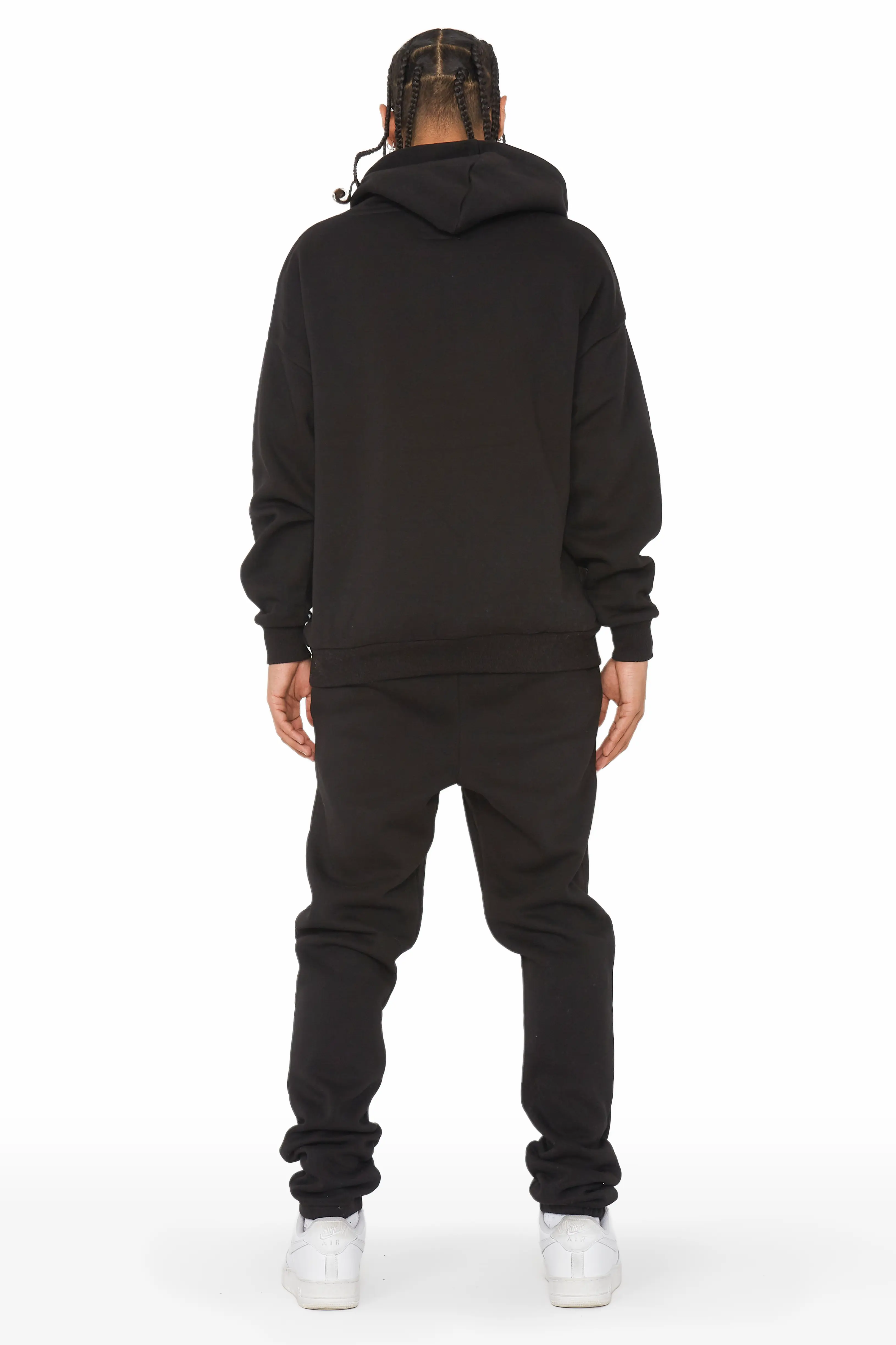 Raffer Black Relaxed Fit Track Set - Image 4