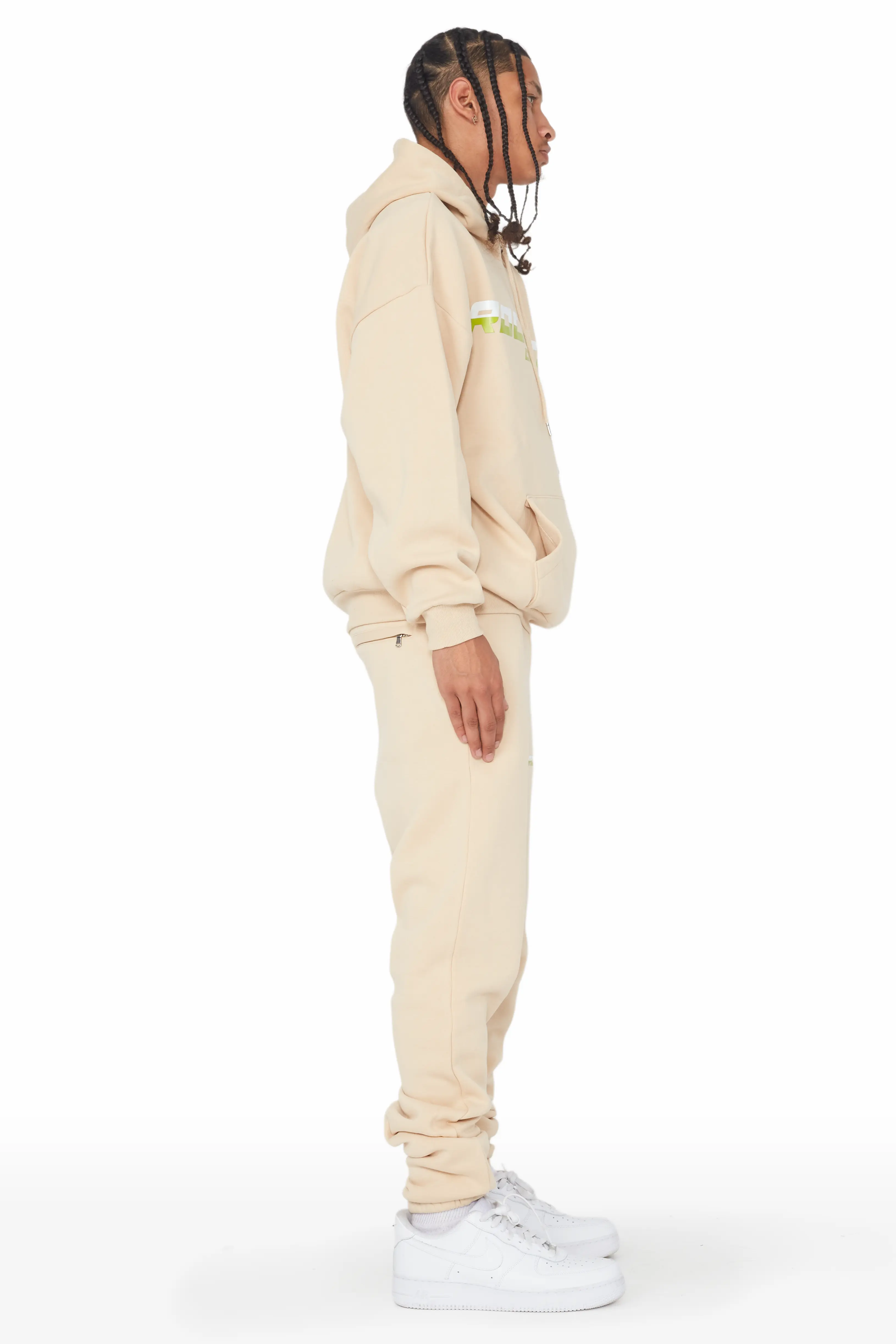 Blake Beige Relaxed Fit Track Set - Image 3