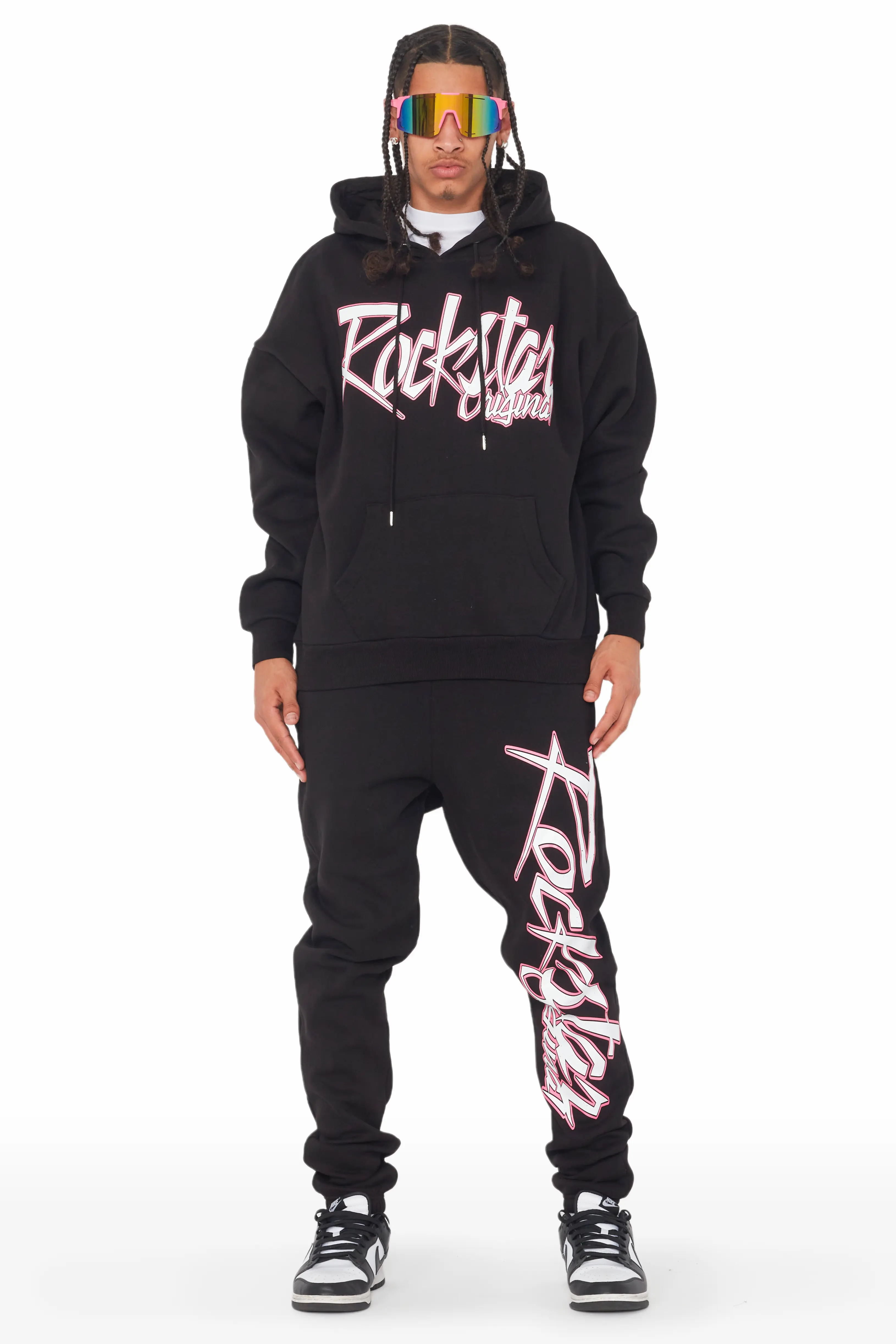 Kalibre Black Relaxed Fit Track Set