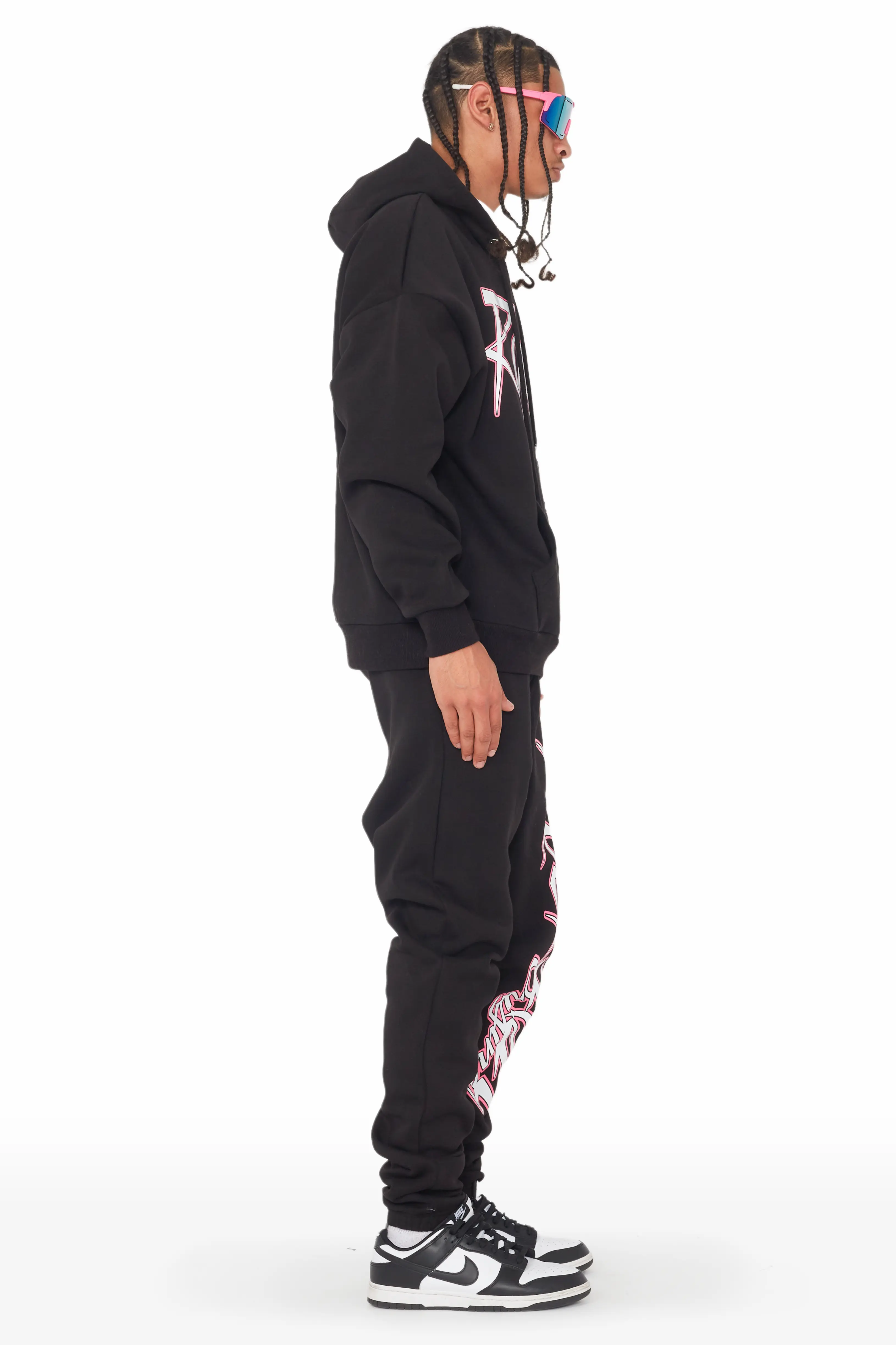 Kalibre Black Relaxed Fit Track Set - Image 3