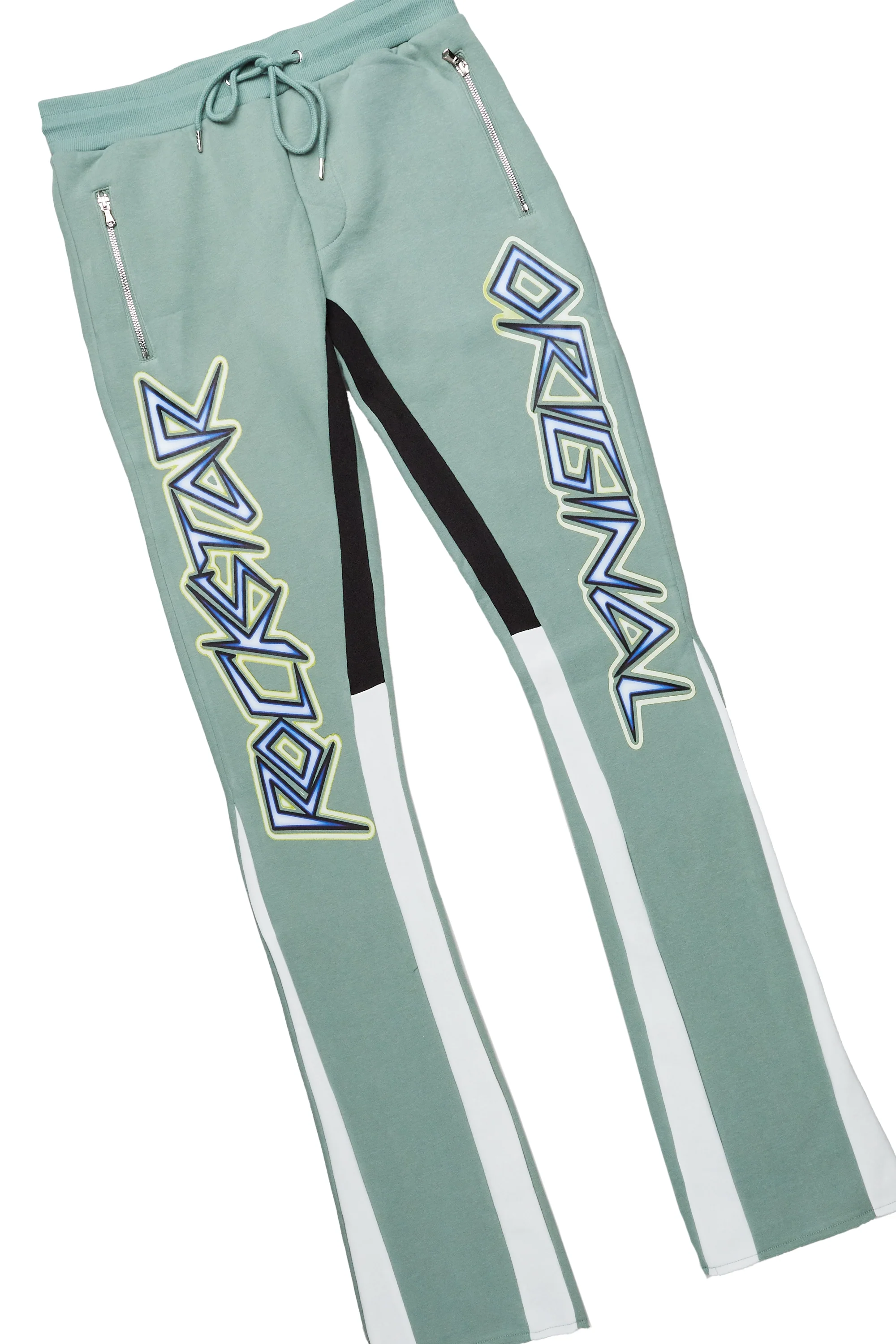 Cruz Sage/White Stacked Flare Track Set - Image 8