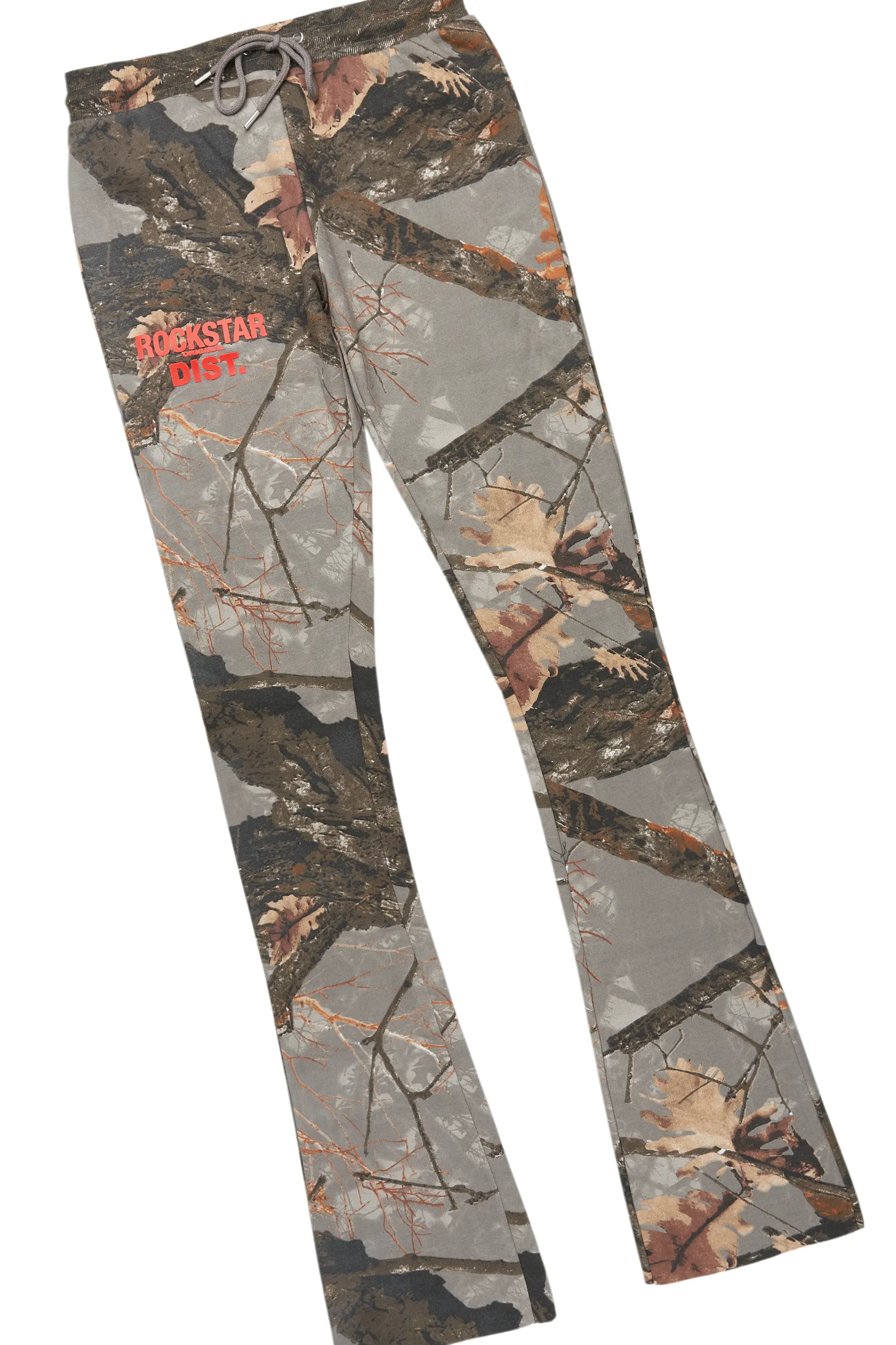 Tabby Beige Graphic Stacked Flare Track Set - Image 9