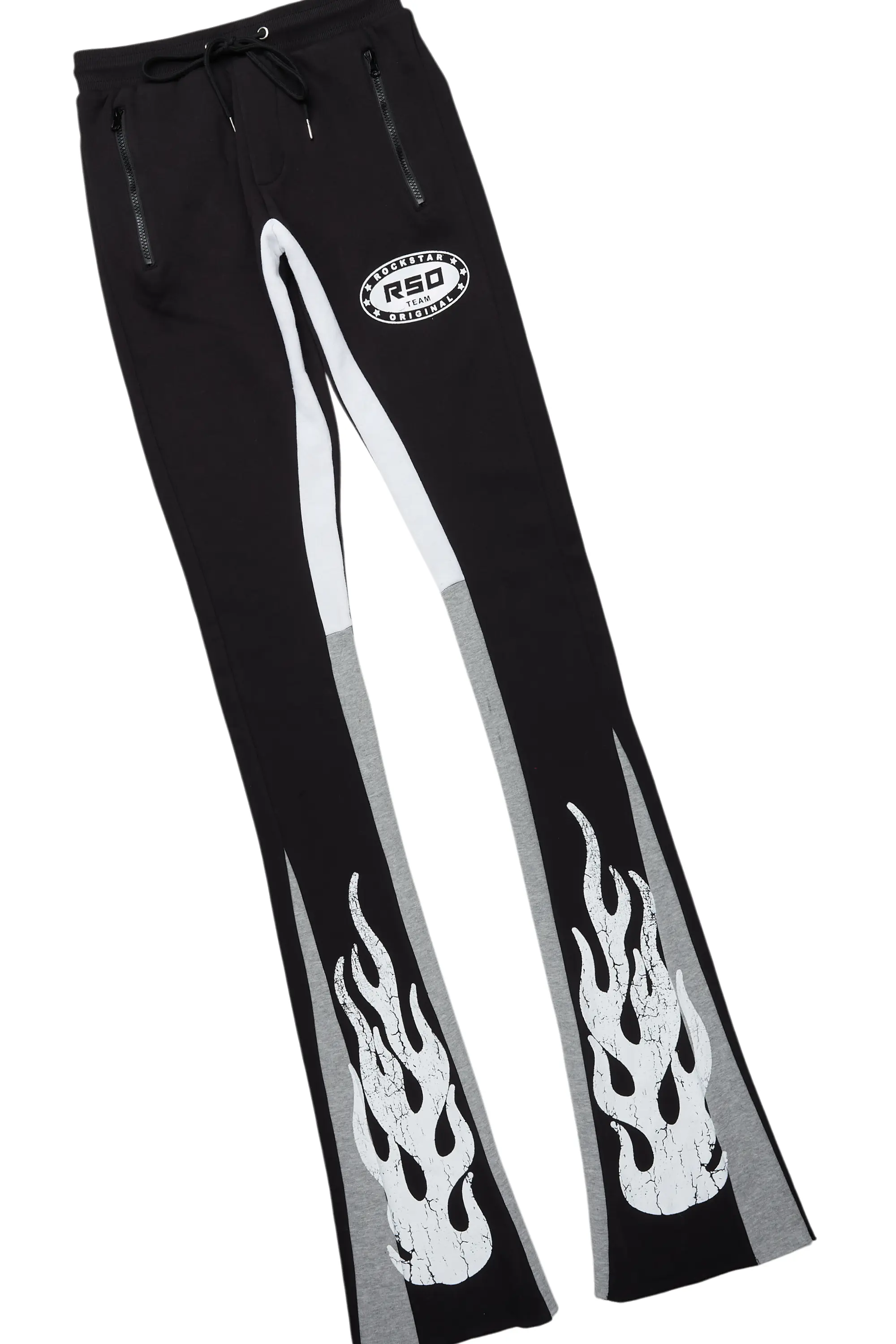 Amos Black Hoodie/Super Stacked Hoodie Track Set - Image 8