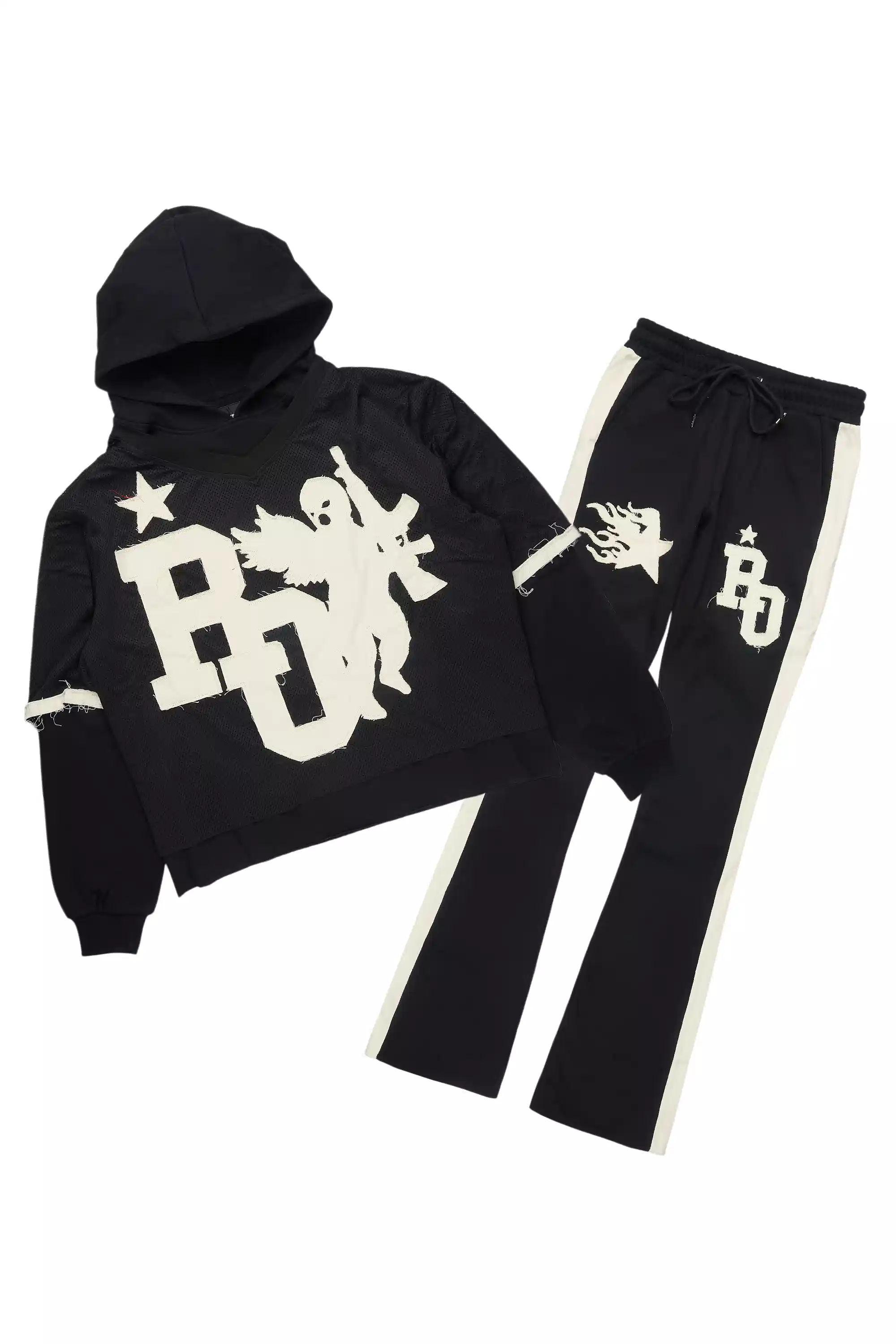 Pluton Black Stacked Track Set