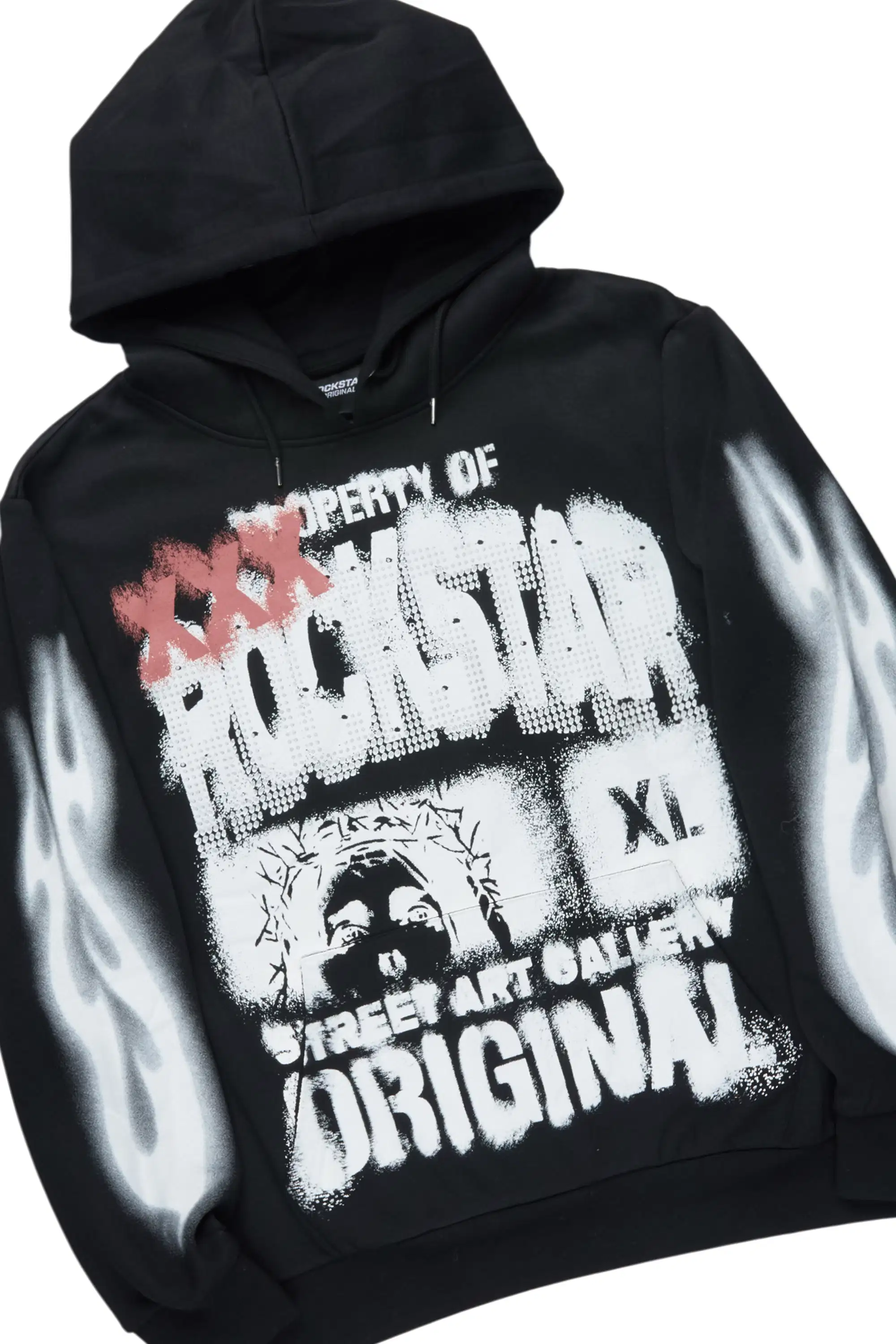 Kyo Black Hoodie Stacked Track Set - Image 6