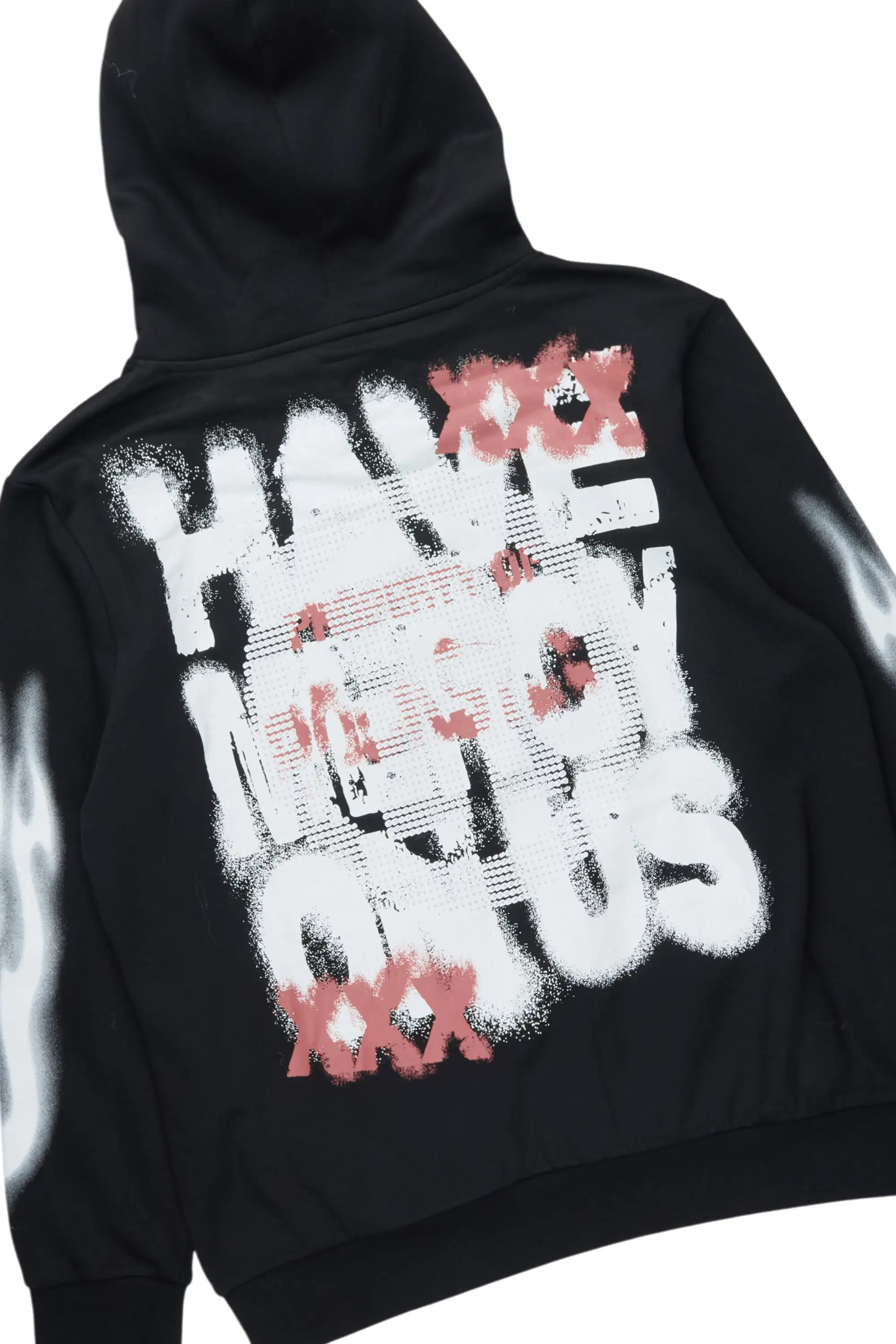 Kyo Black Hoodie Stacked Track Set - Image 7
