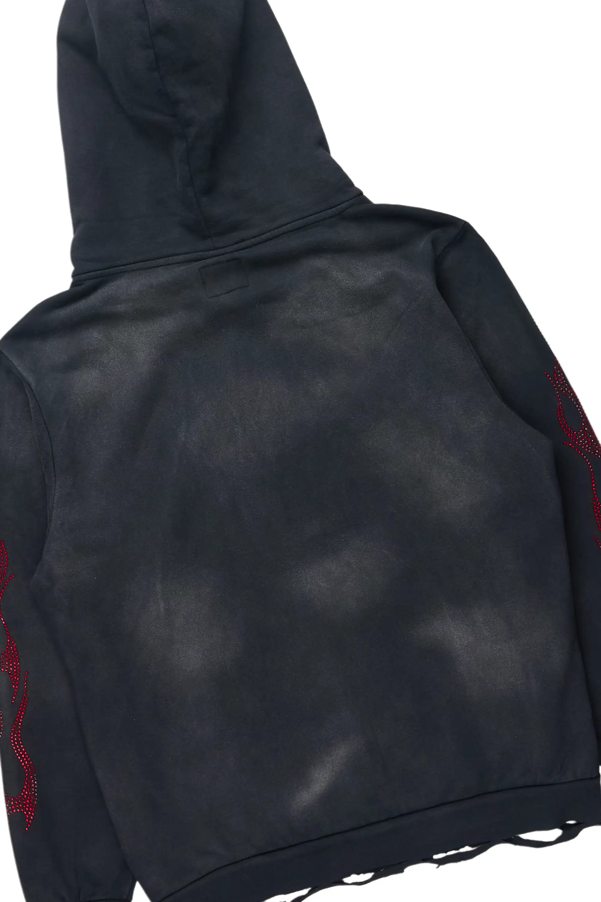 Oryn Black Hoodie/Stacked Pant Track Set - Image 7