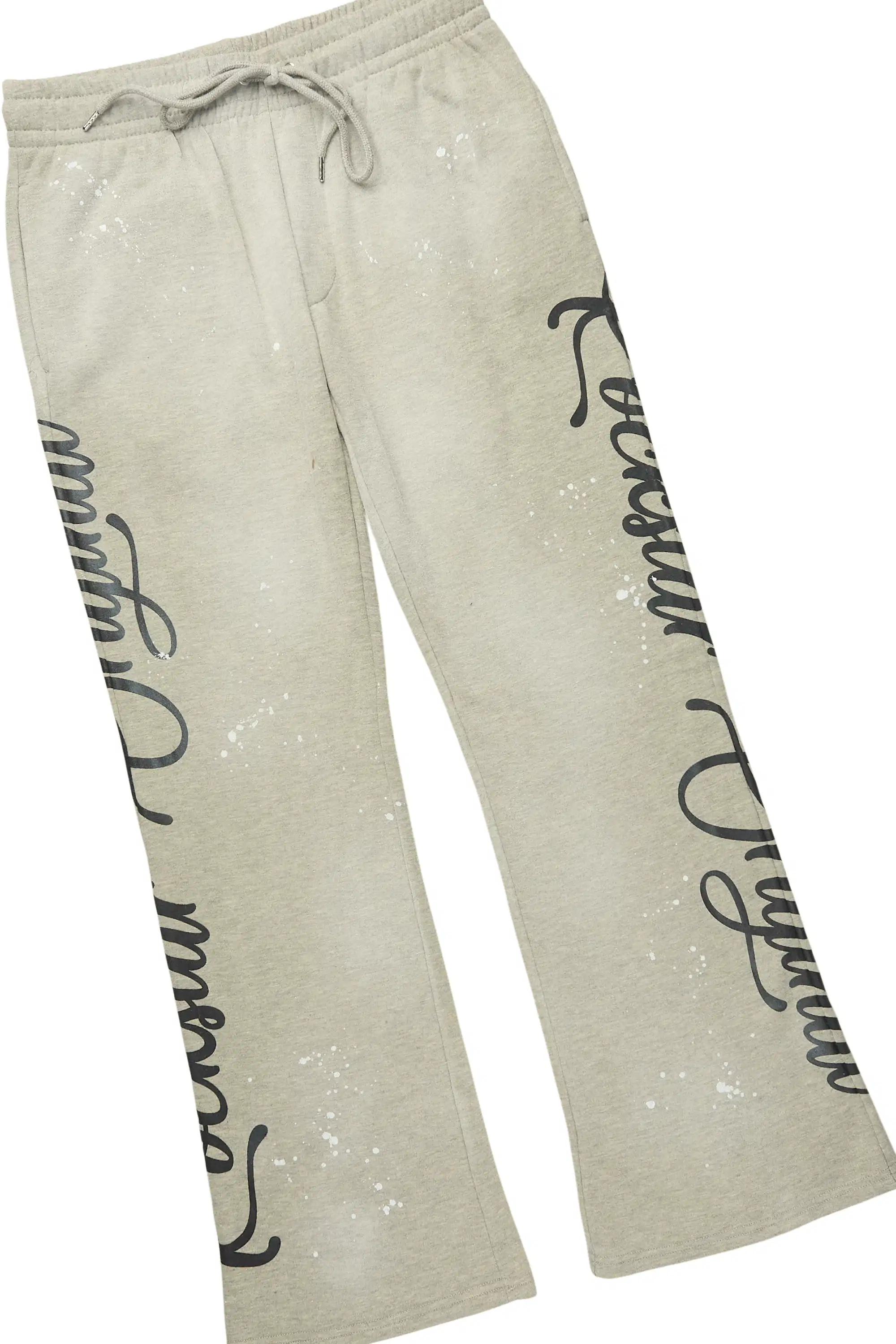 Hanif 2.0 Vintage Dark Oatmeal Hoodie/ Relaxed Pant Track Set - Image 8