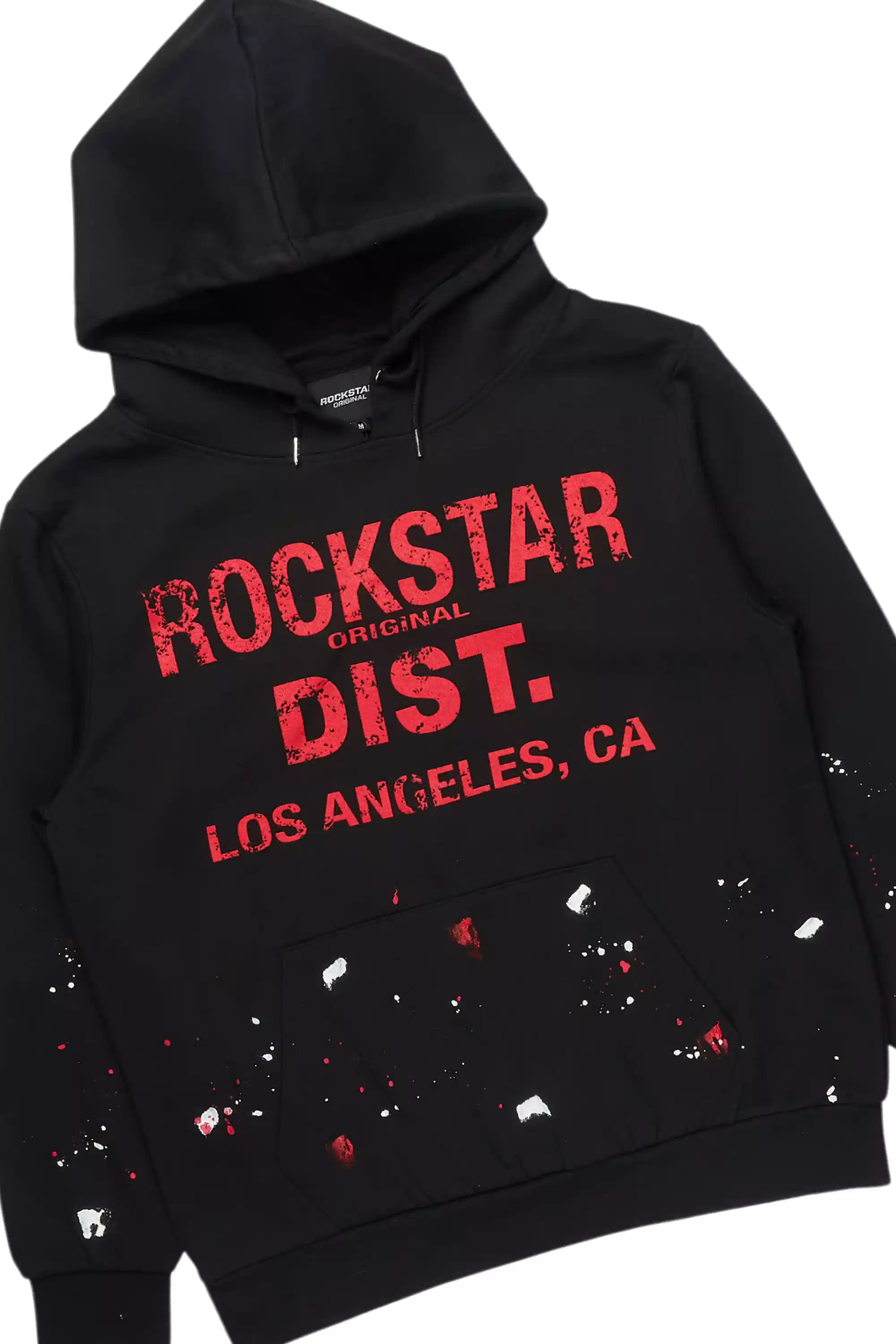 Scottie Black/Red Hoodie/Baggy Track Pant Set - Image 2