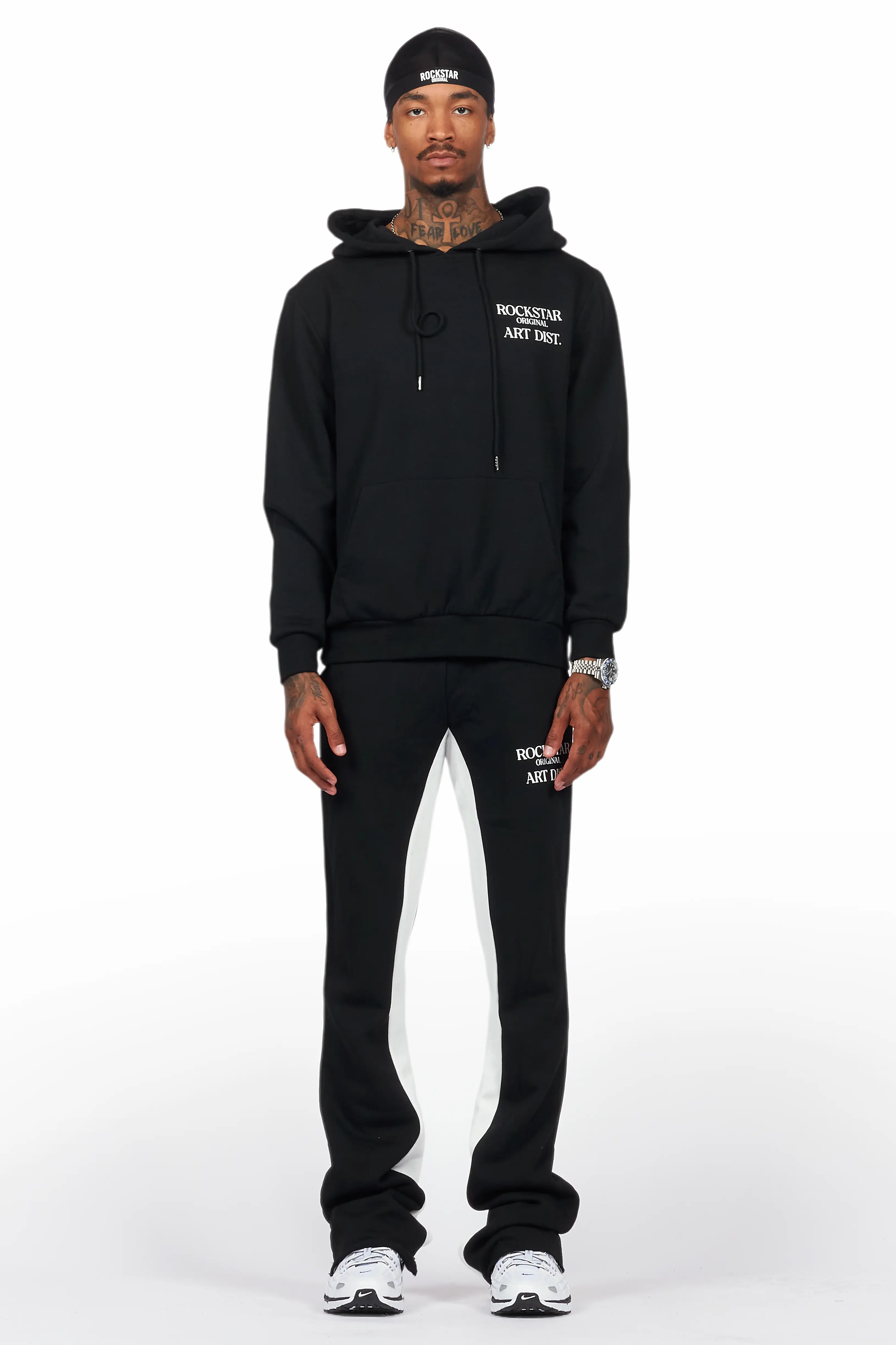 Briggs Black Hoodie/Baggy Fit Pant Set - Image 2
