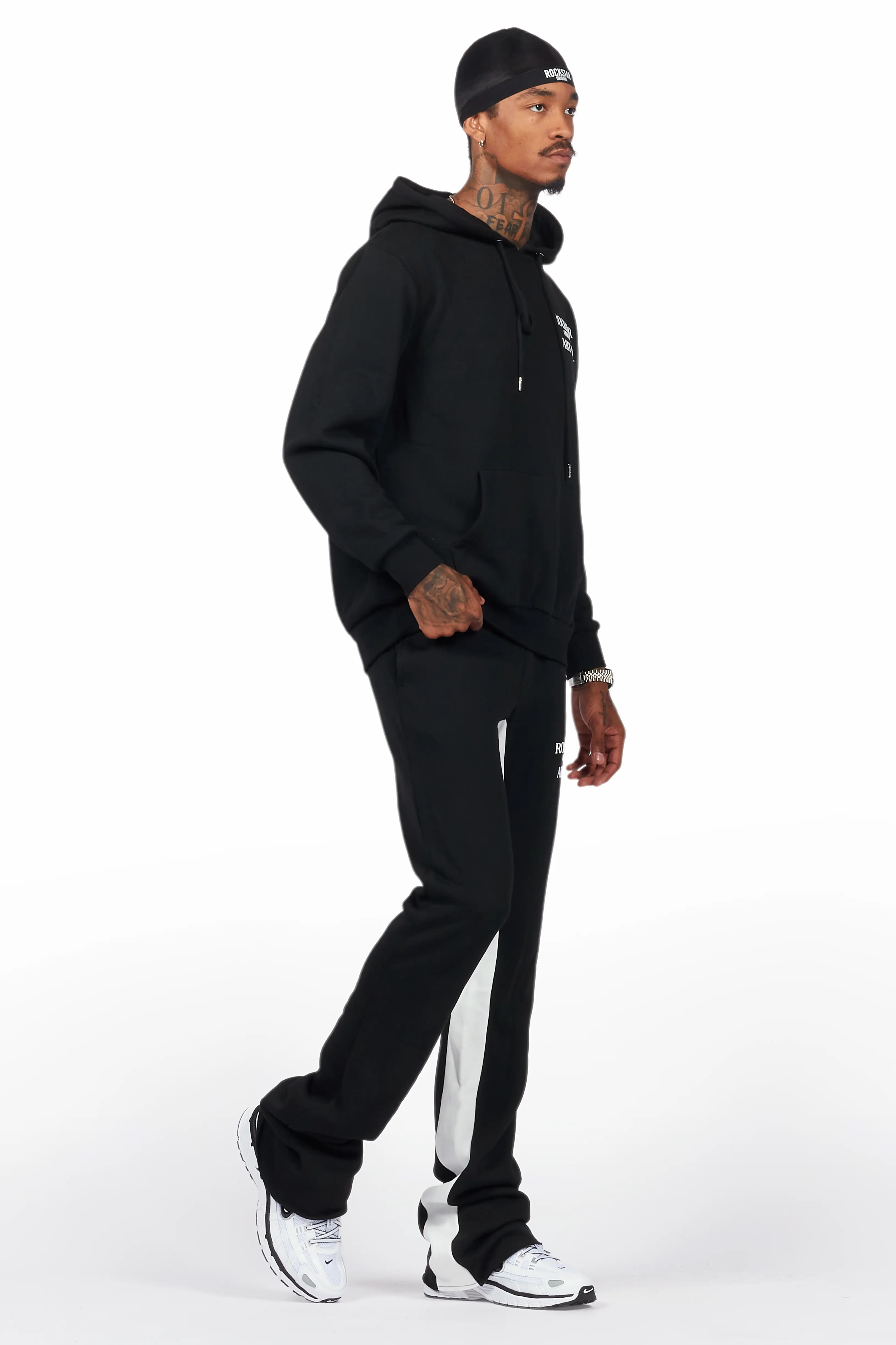 Briggs Black Hoodie/Baggy Fit Pant Set - Image 6