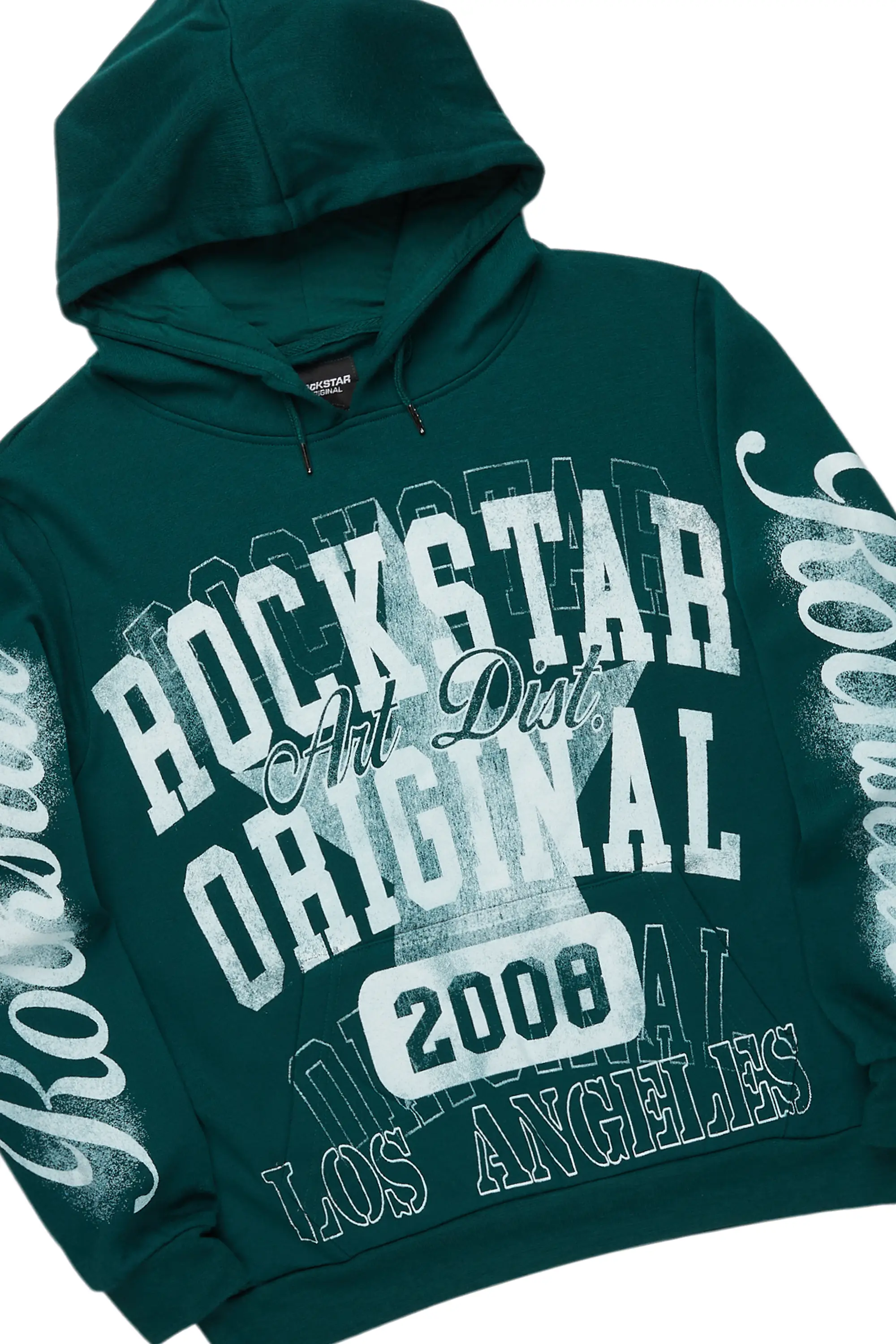 Greil Dark Green Hoodie/Baggy Track Pant Set - Image 7