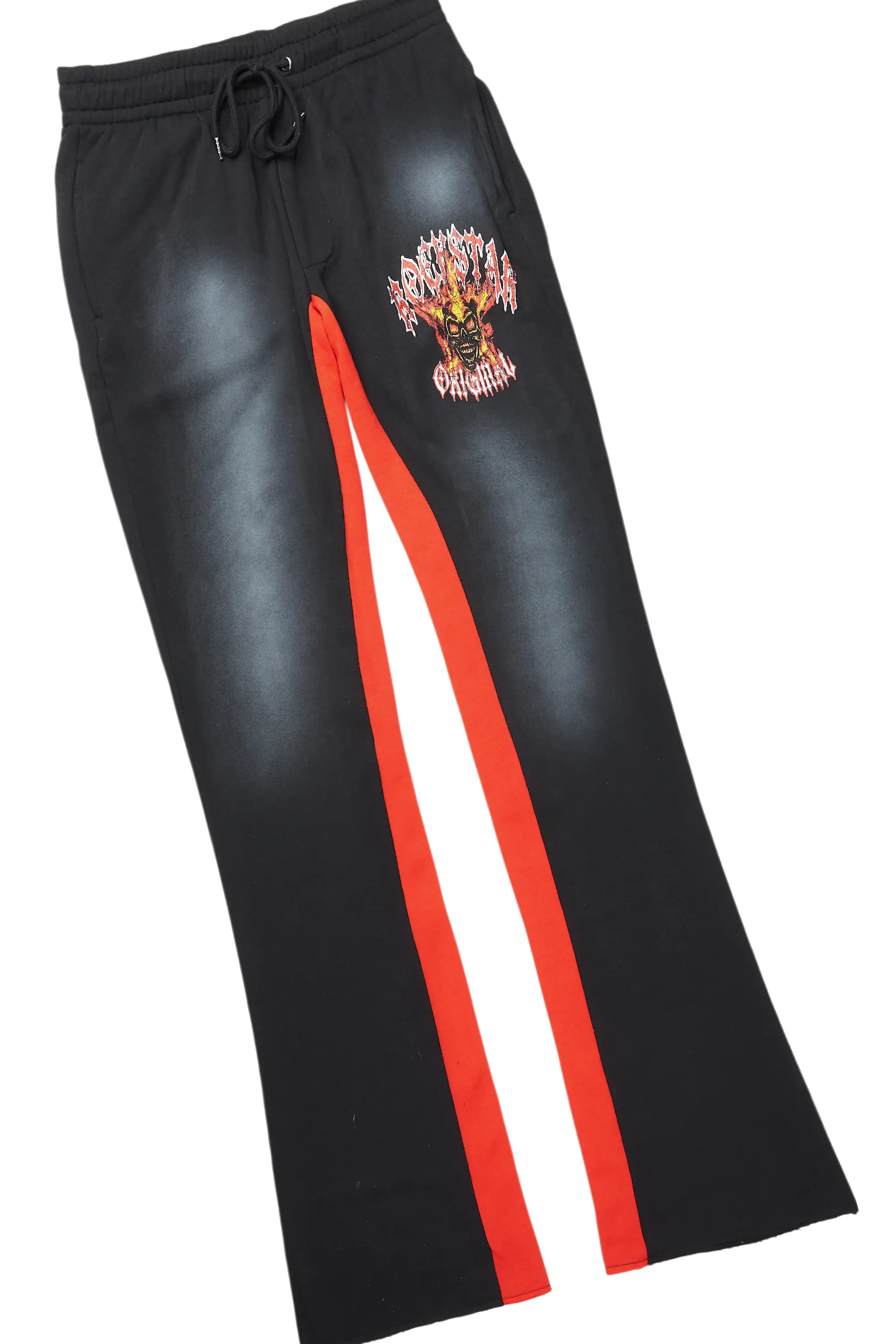 HDStar Black/Red Hoodie/Baggy Track Pant Set - Image 8