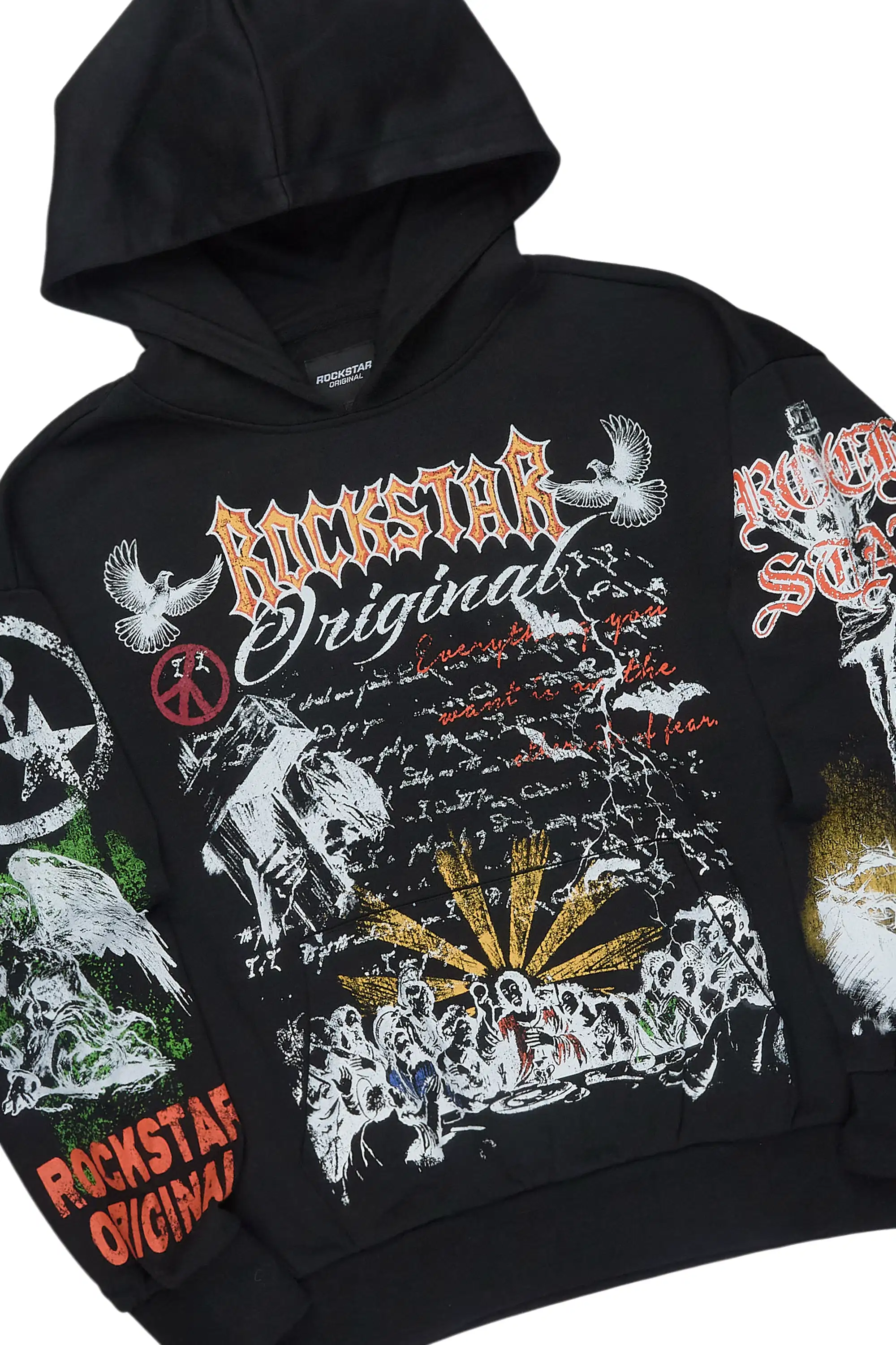 Suppersketch Black Hoodie/Baggy Pant Track Set - Image 8