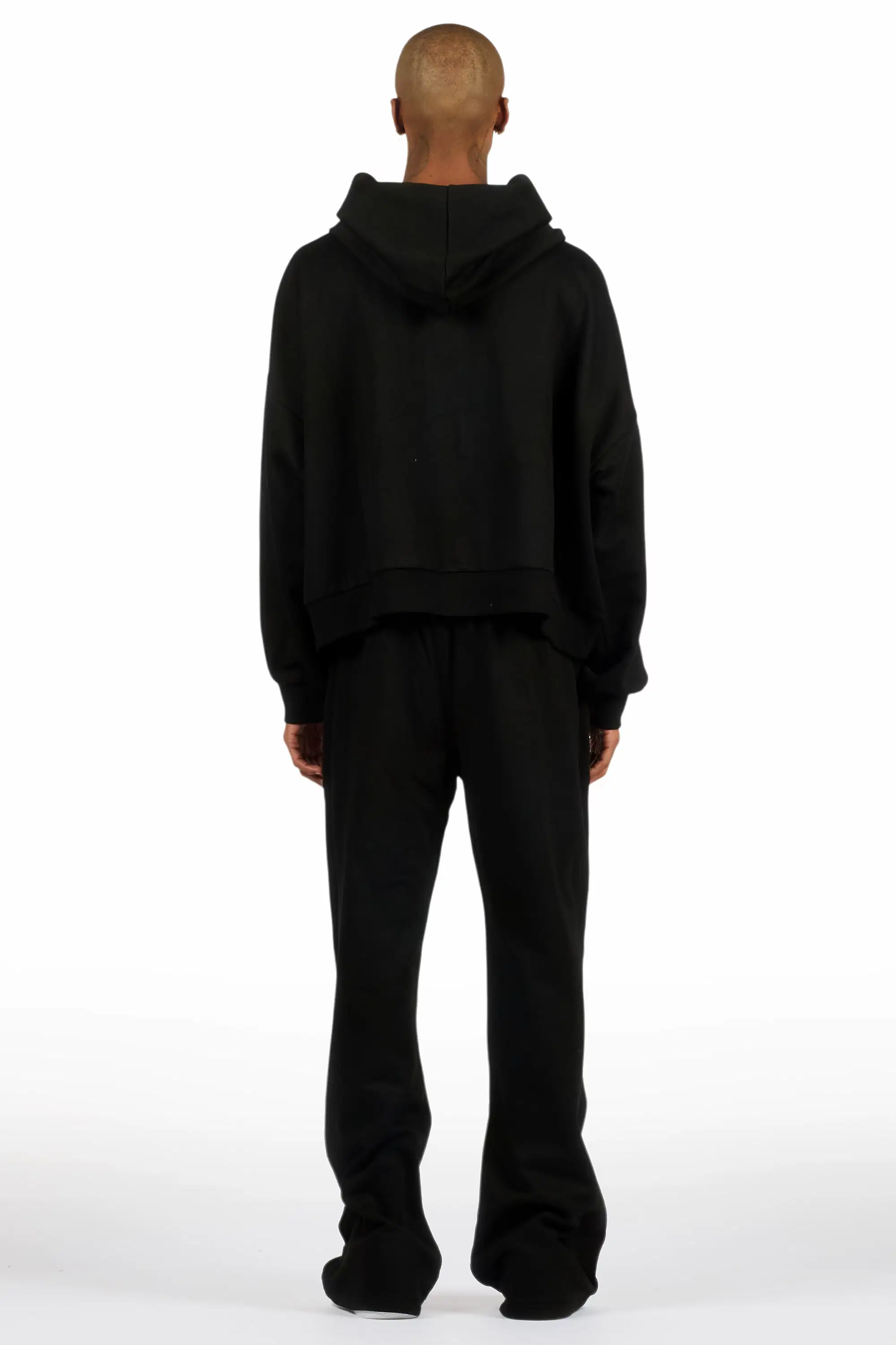 Staple Black Hoodie Baggy Fit Pant Track Set - Image 4