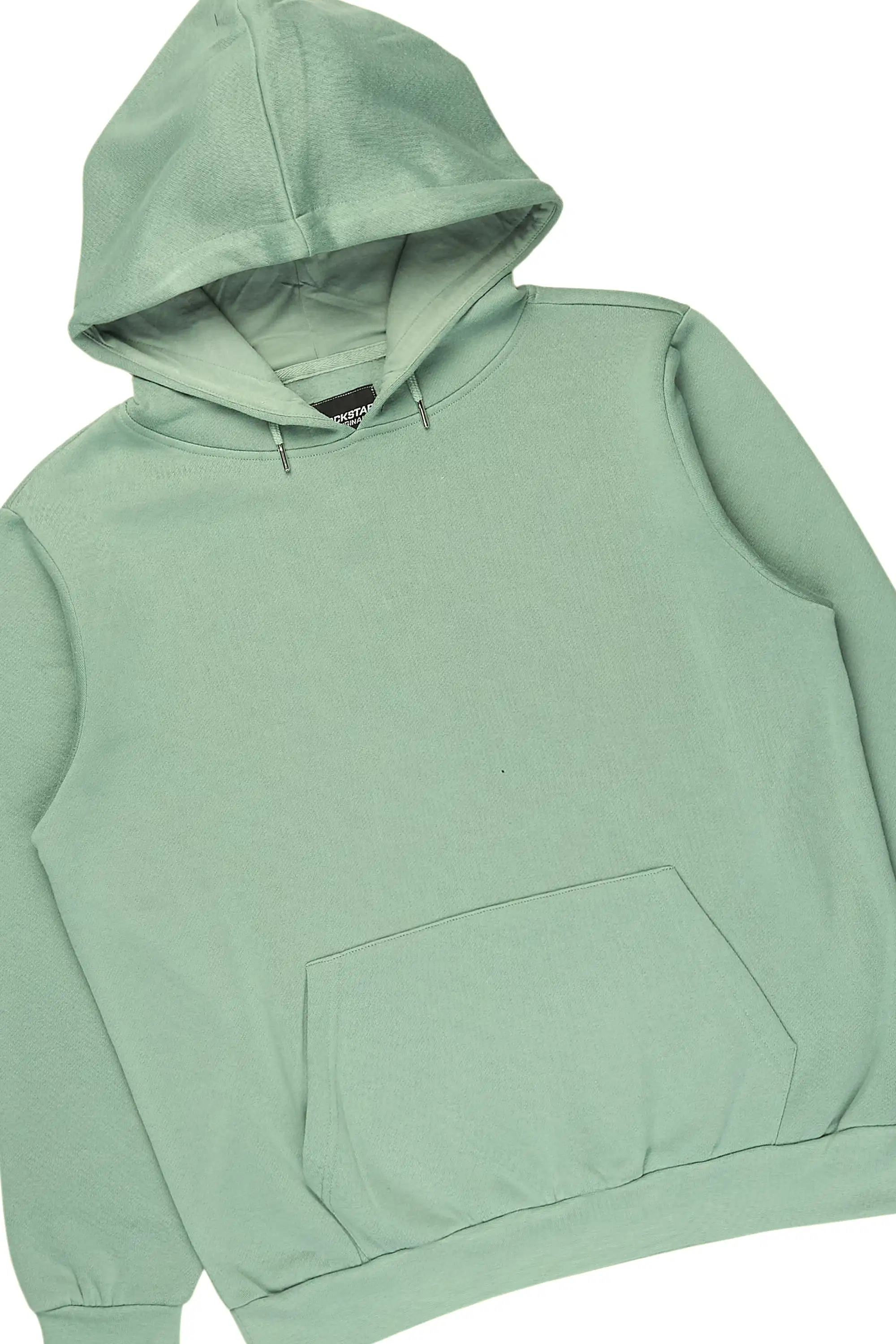 Basic Sage/Black Hoodie/Stacked Flare Track Set - Image 6