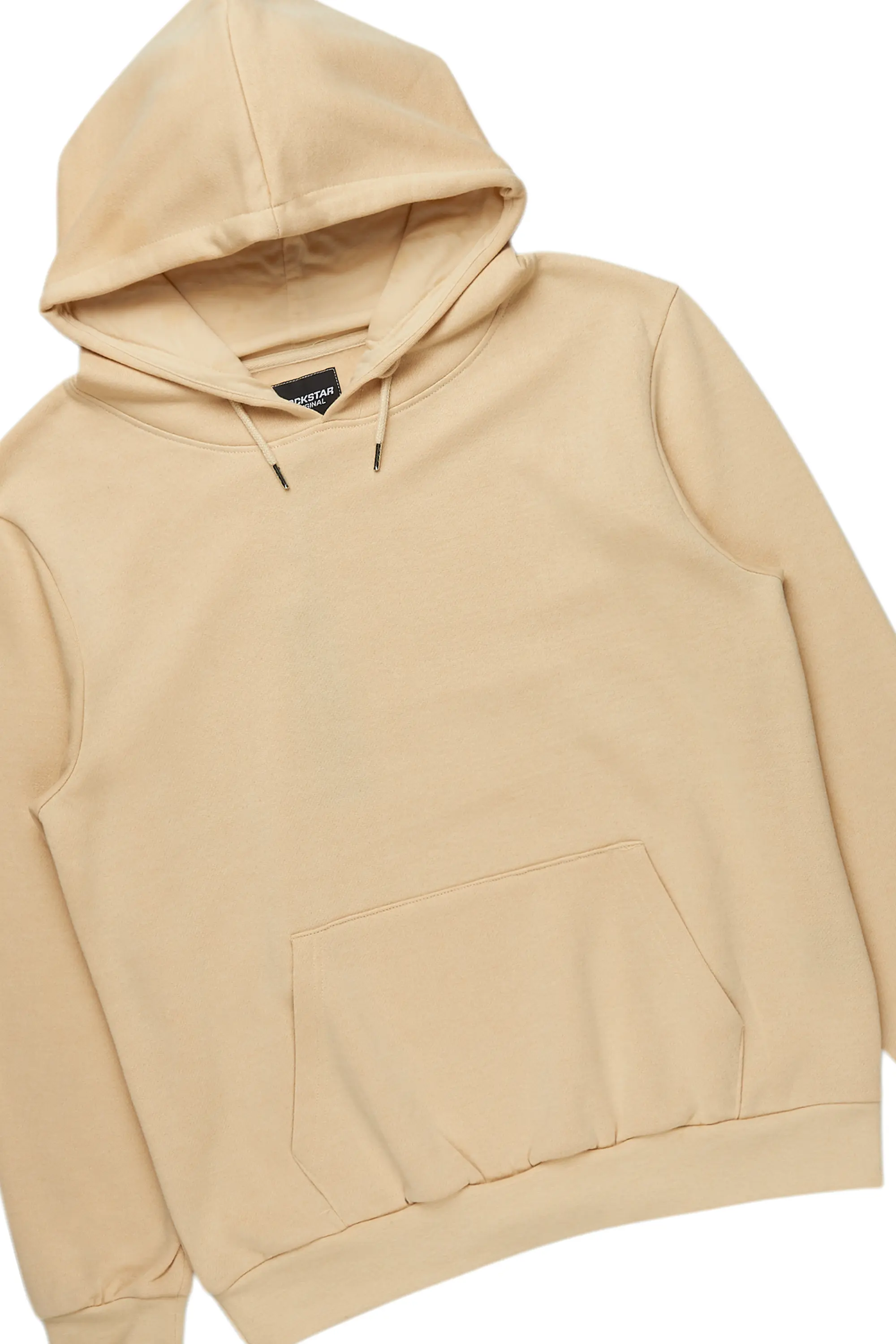 Basic Beige Hoodie/Baggy Track Pant Set - Image 7