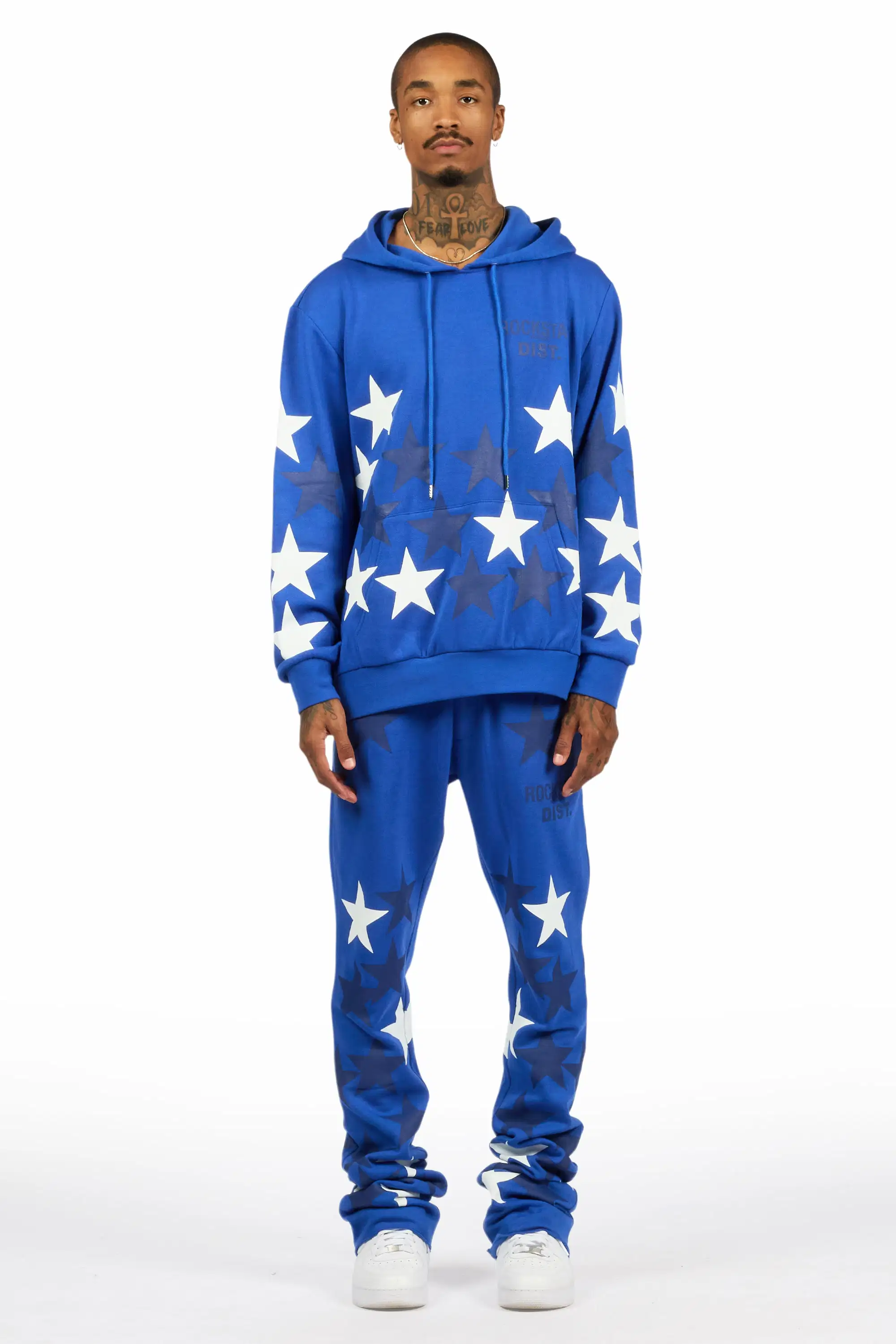 Starlane Royal Hoodie Stacked Flare Fit Track Set - Image 2