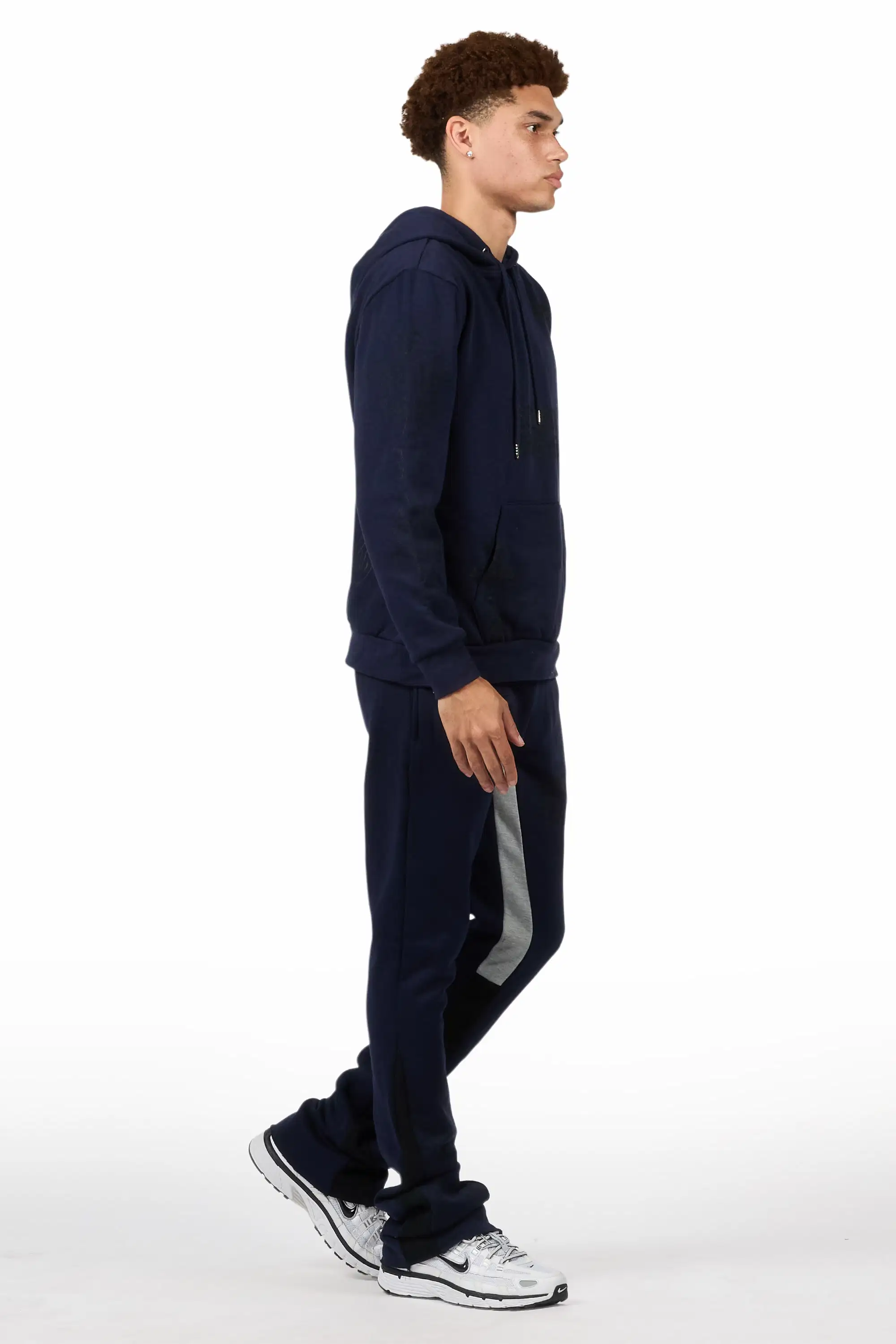 Navion Navy/Black Hoodie/Stacked Flare Track Set - Image 4