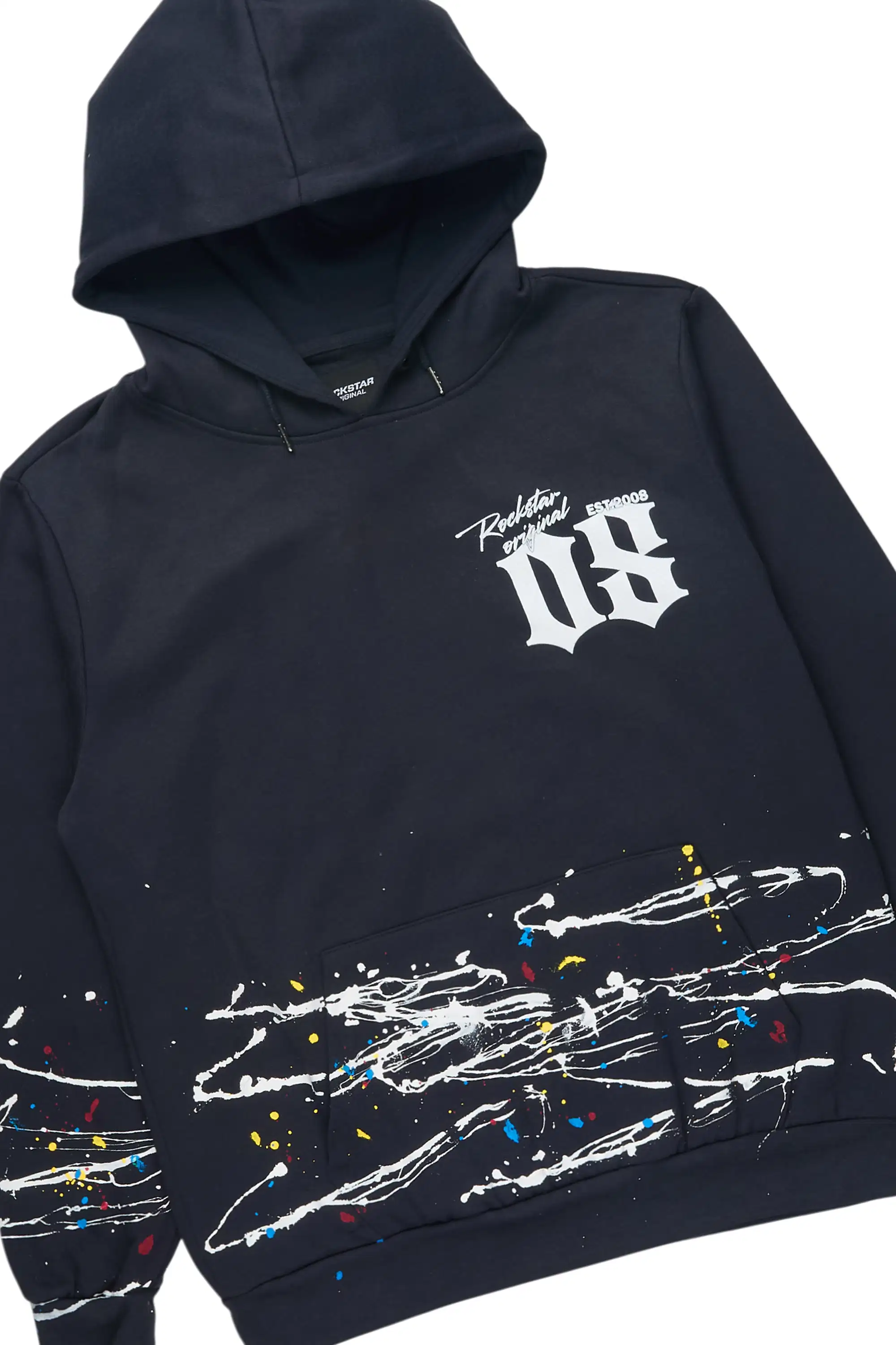 Horia Charcoal/Multi Hoodie/Stacked Flare Track Set - Image 6