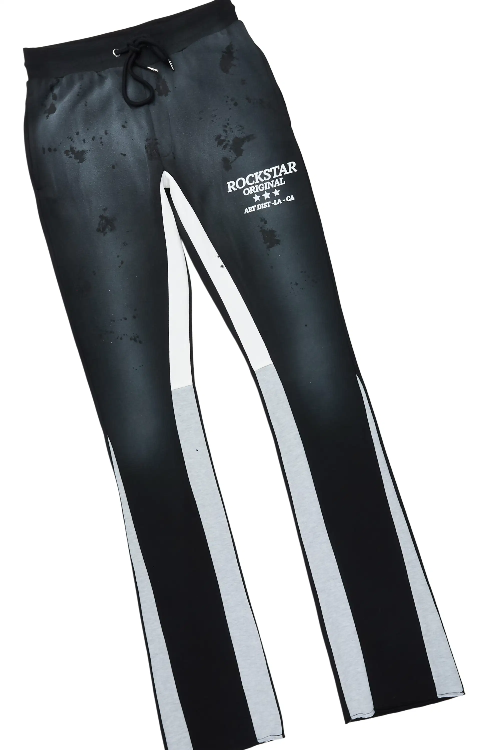 Damek Black/Grey Hoodie/Stacked Flare Track Set - Image 8