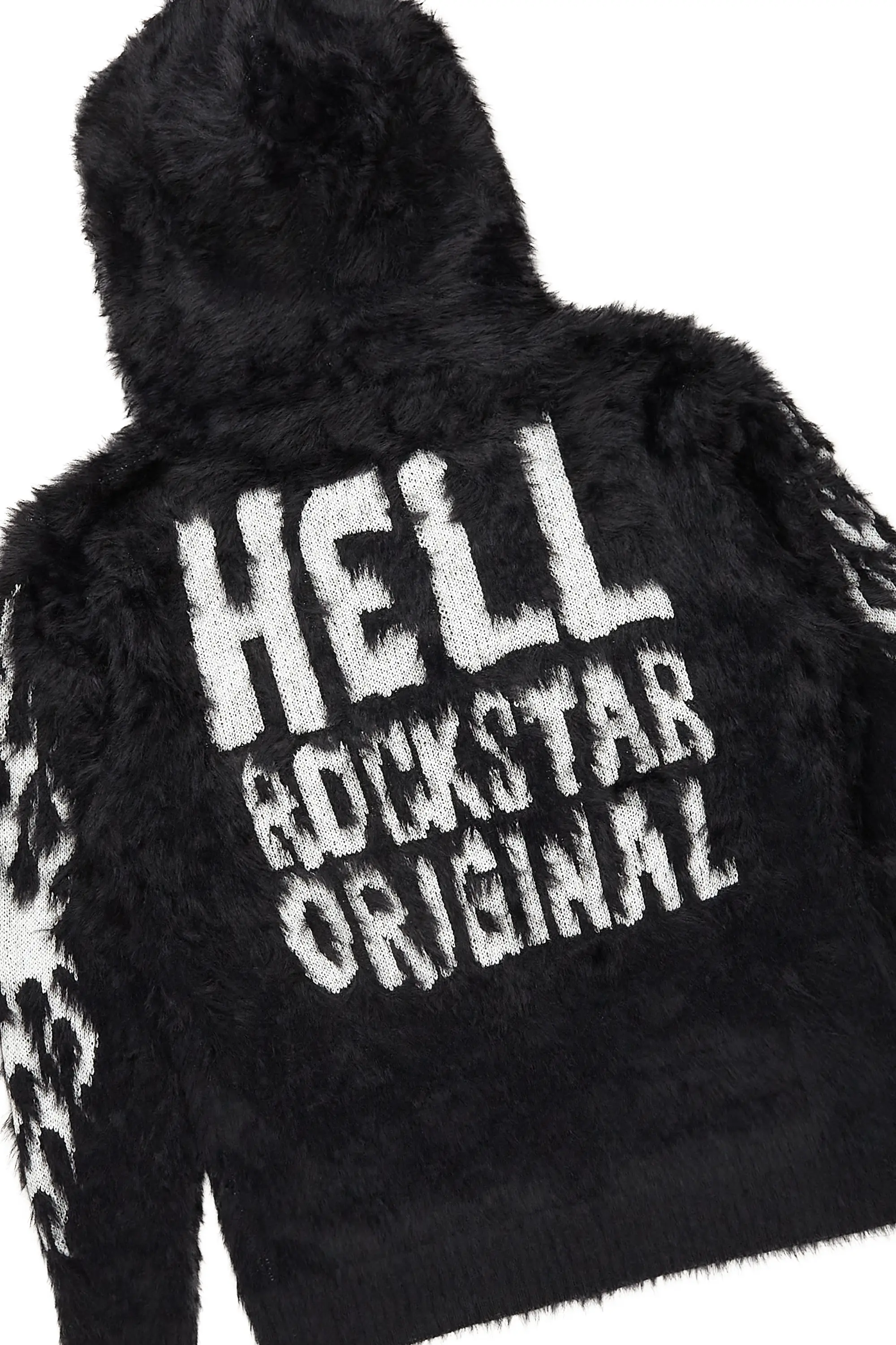 Toshio Black Stacked Flare Knitted Mohair Track Set - Image 10