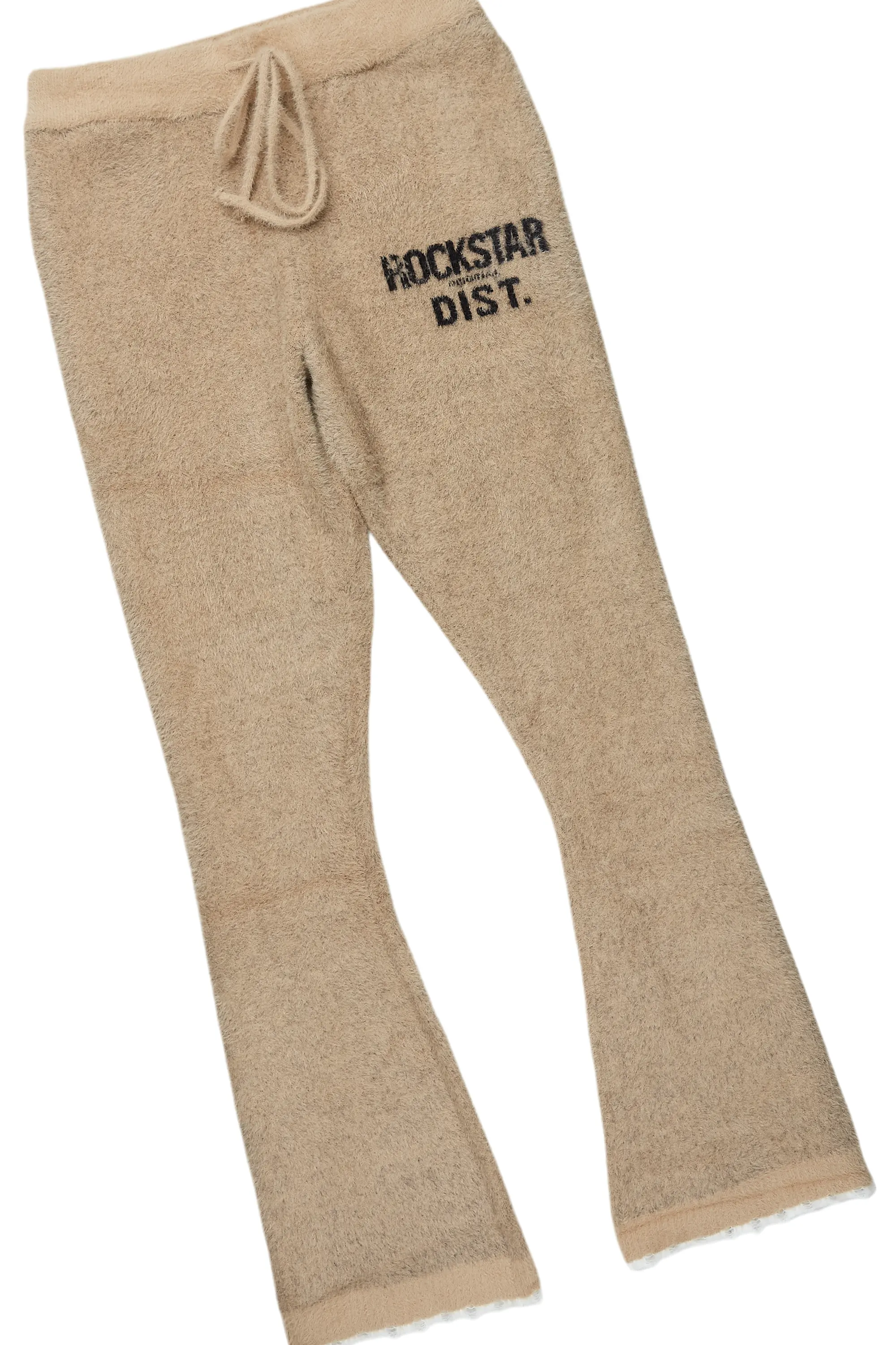 Lake Beige Mohair Knit Track Set - Image 9