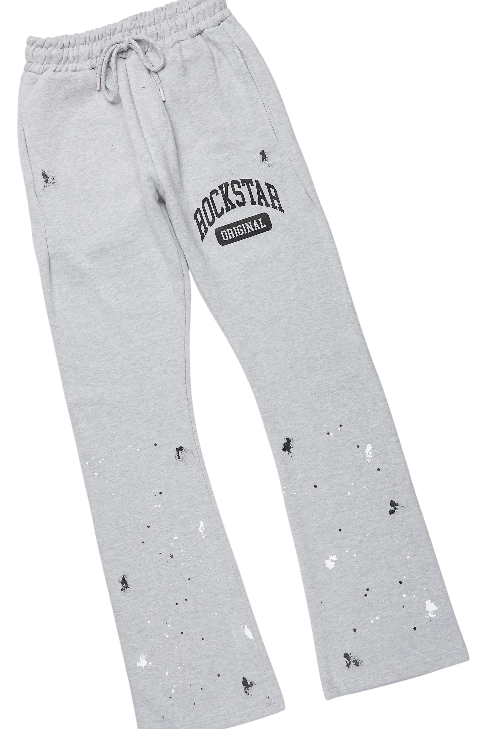Rainer White/Grey T-Shirt/Stacked Track Pant Set - Image 3