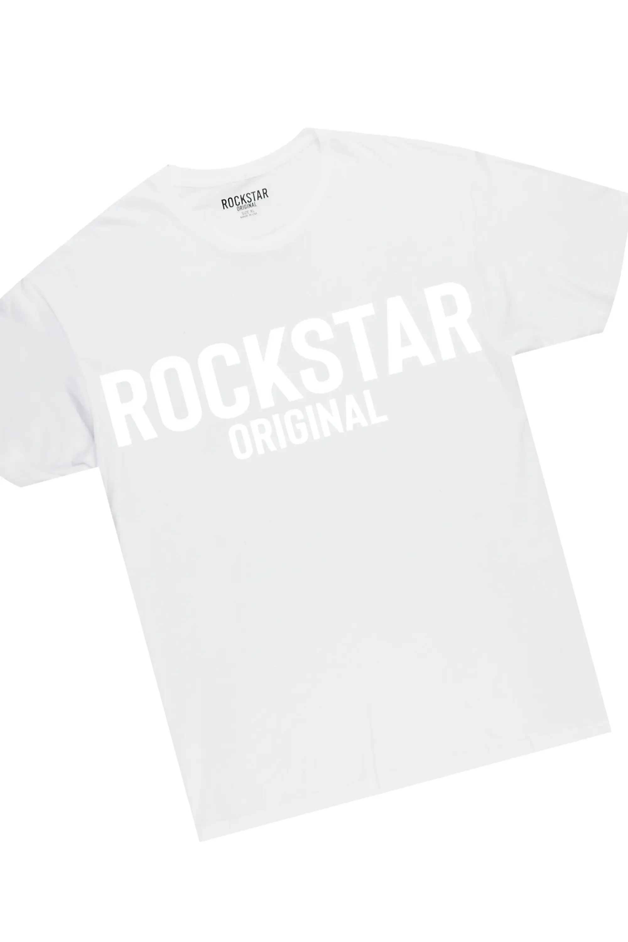Sana White/Grey T-Shirt/Stacked Track Pant Set - Image 2
