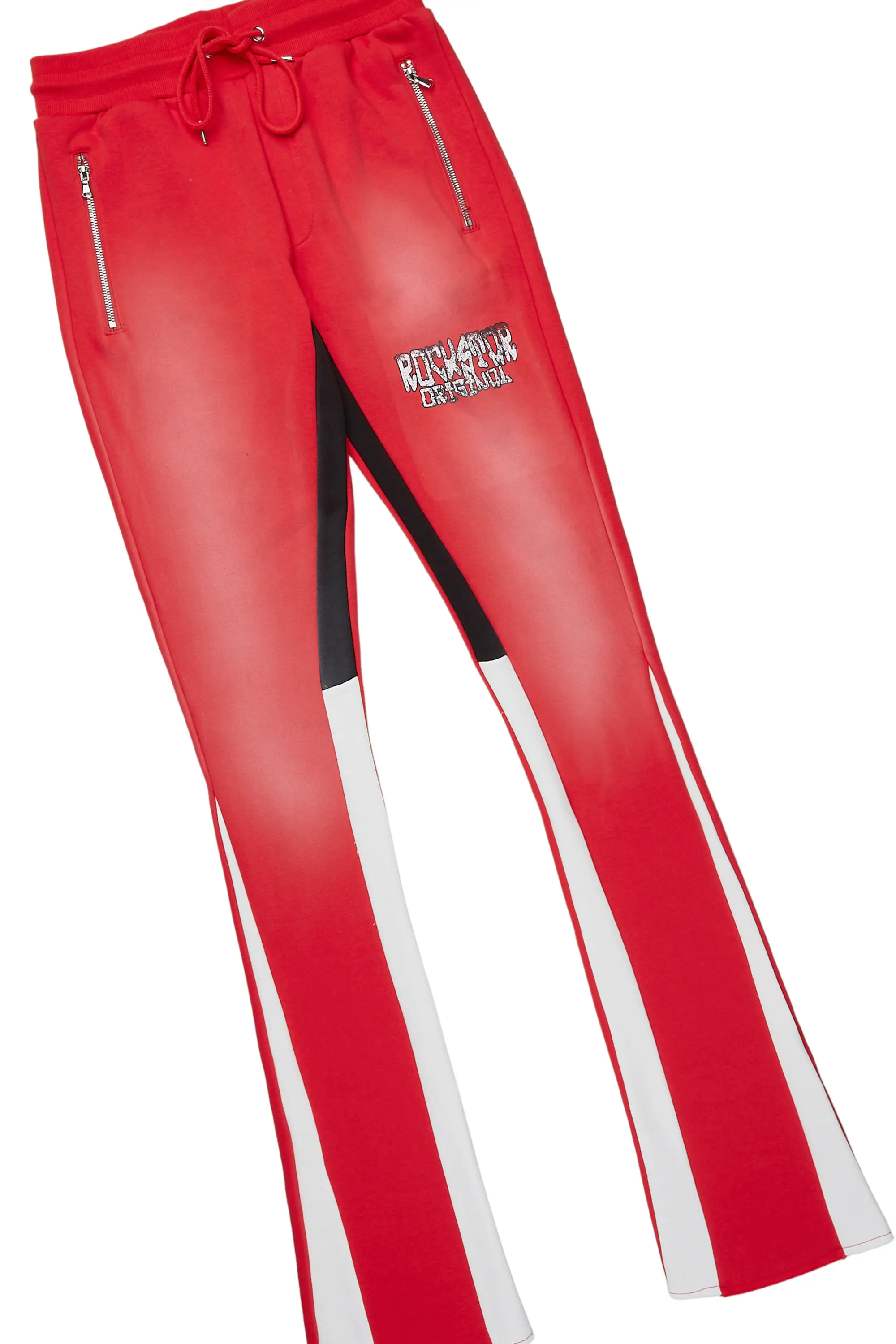 Kizzma Red T-Shirt/Stacked Flare Pant Set - Image 10