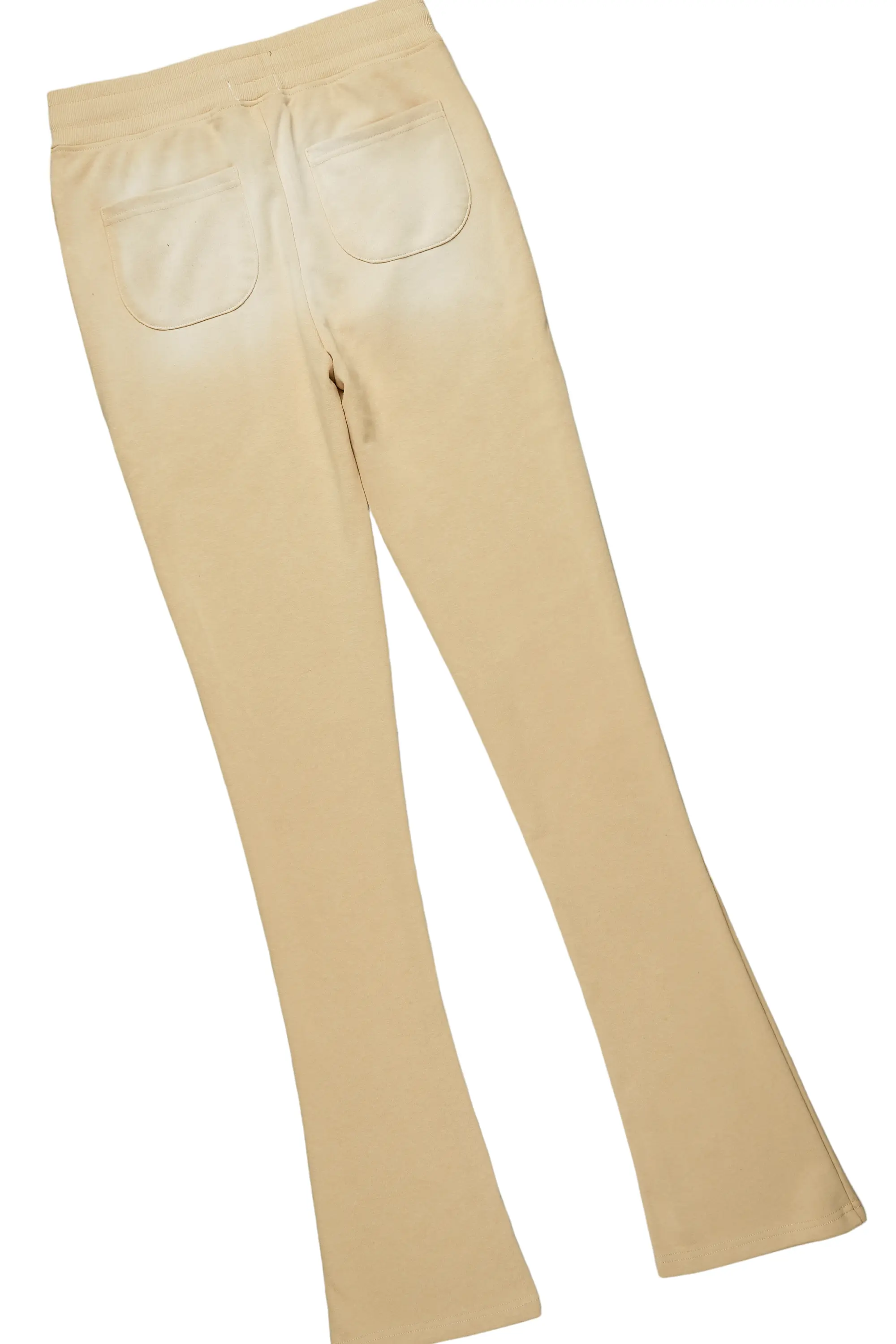 Darrin White/Beige T-Shirt/Stacked Flare Track Set - Image 4