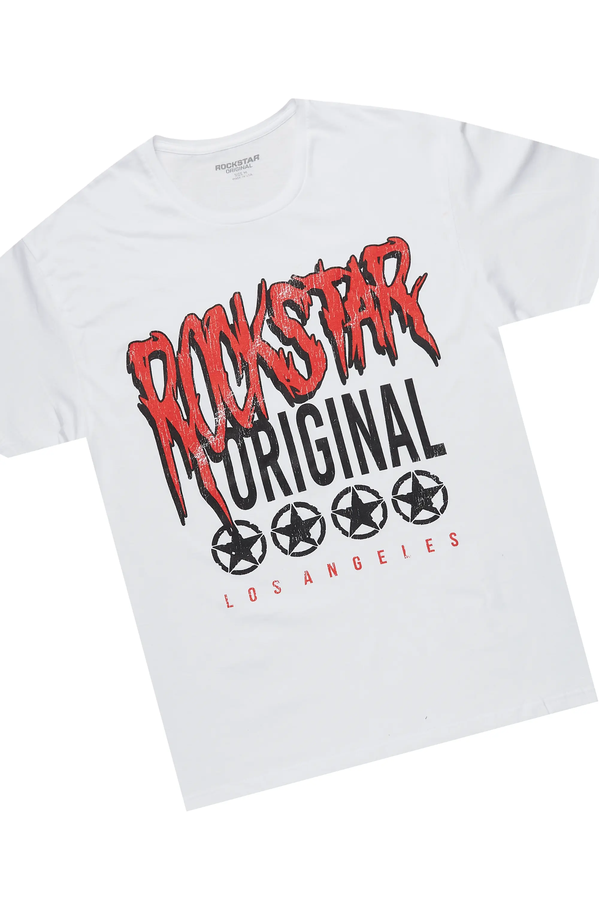 Wizzurd White/Red T-Shirt/Stacked Flare Track Set - Image 7
