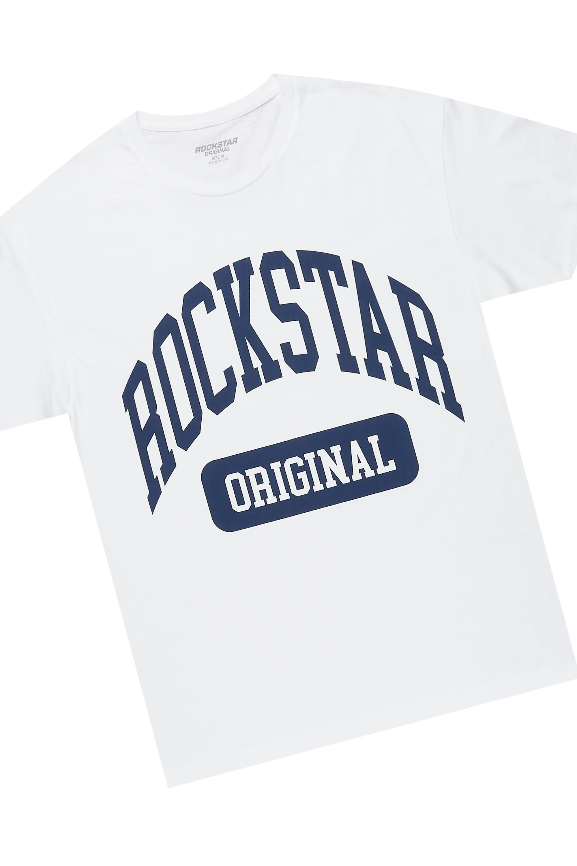 Daxx White/Navy T-Shirt/Stacked Flare Track Set - Image 7