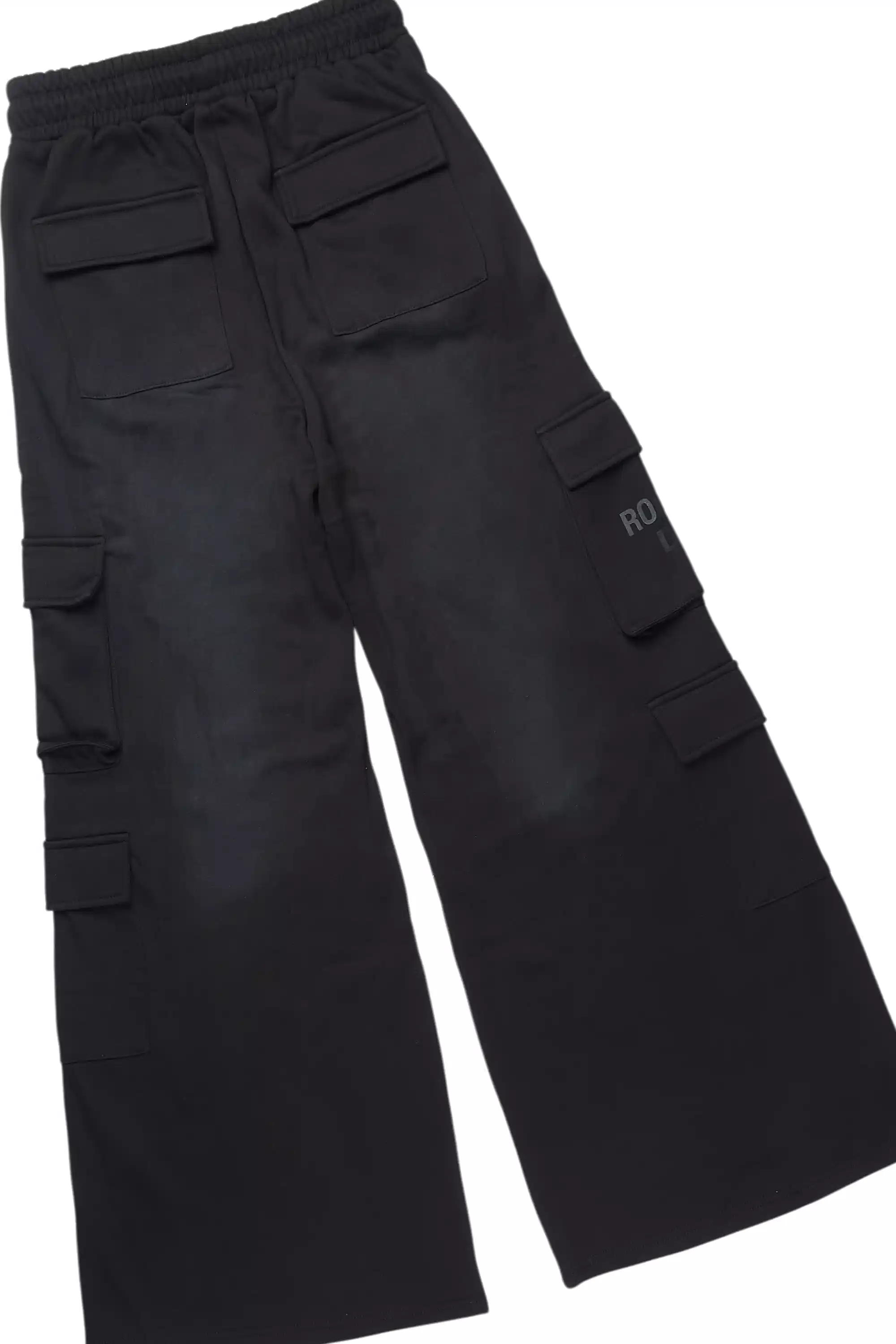 Abilio Black T-Shirt/Baggy Stacked Track Set - Image 11