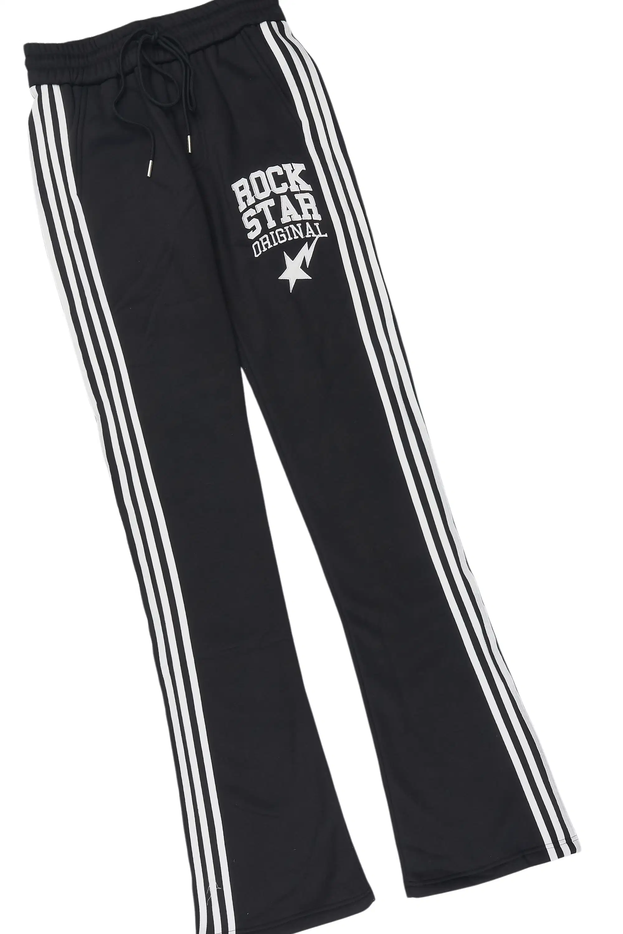 Gerrit 2.0 Black/White T-Shirt/Stacked Baggy Pant Track Set - Image 7