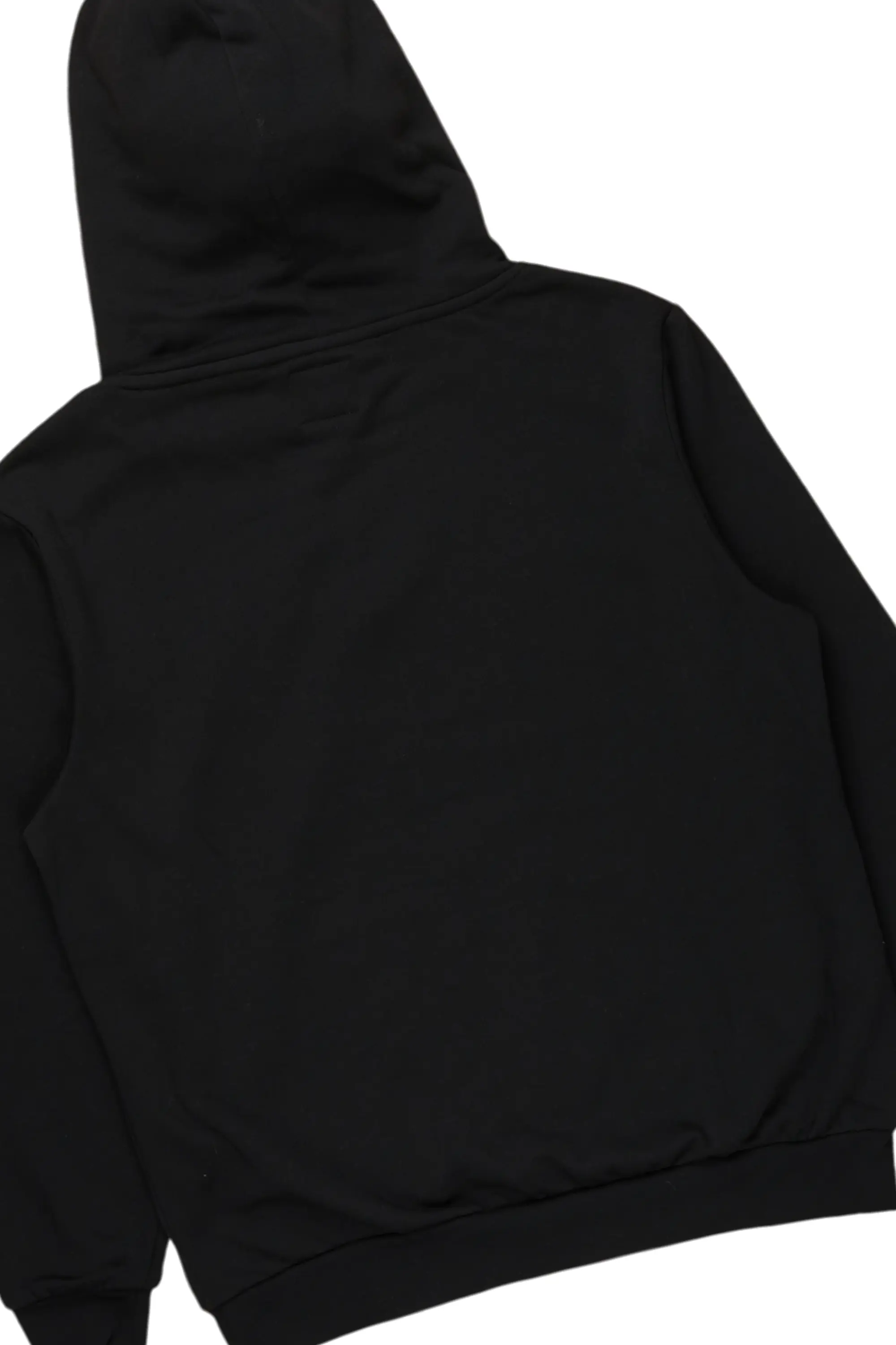 Basic Black Hoodie/Slim Fit Track Set - Image 9