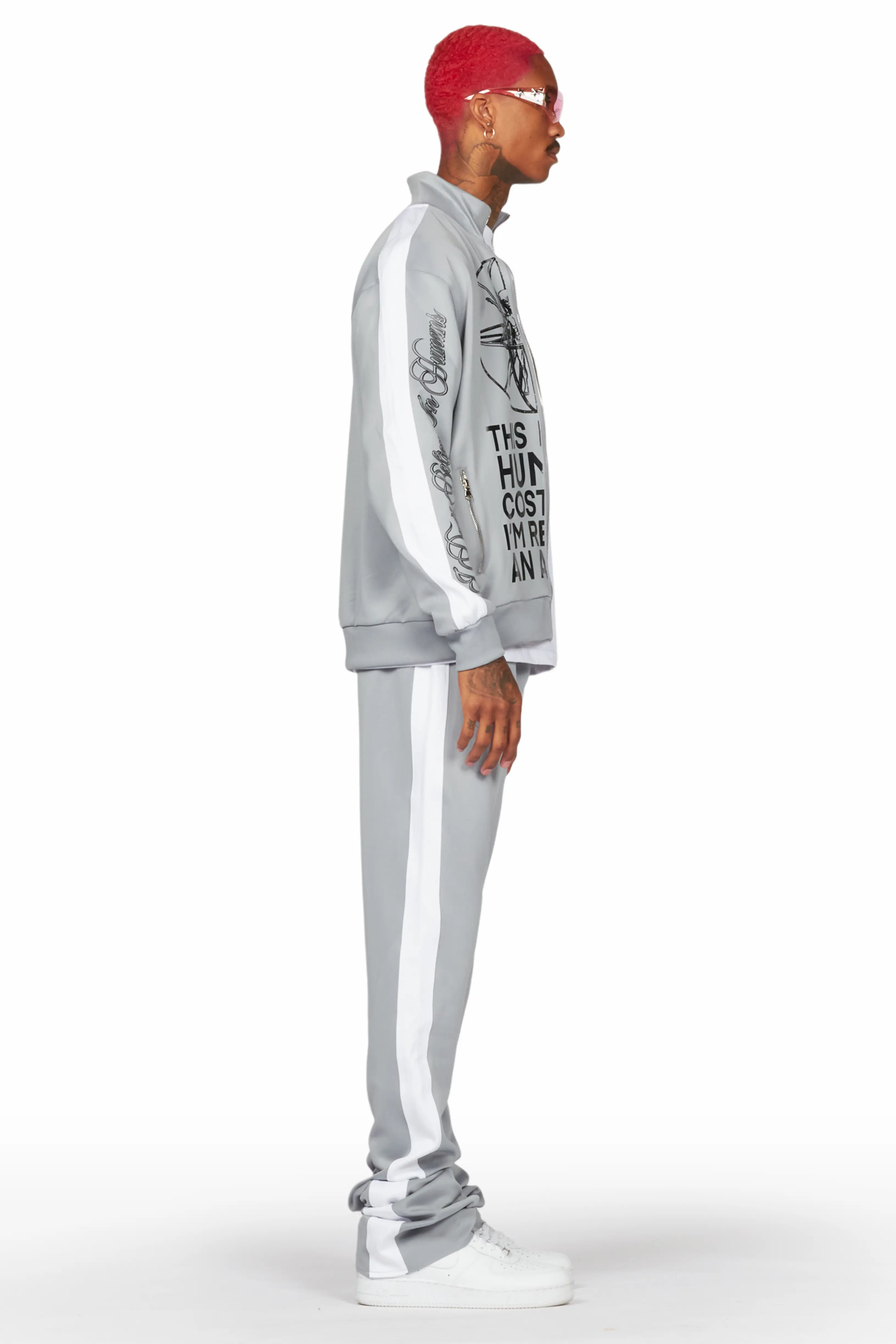 Alien Grey Tricot Super Stacked Track Set - Image 4