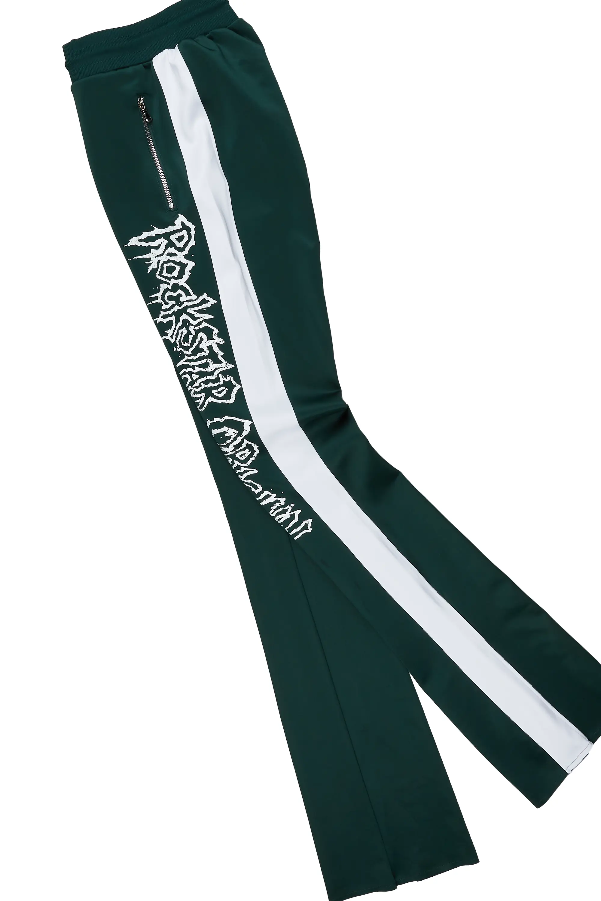Spacebaby Green Tricot Stacked Track Set - Image 8
