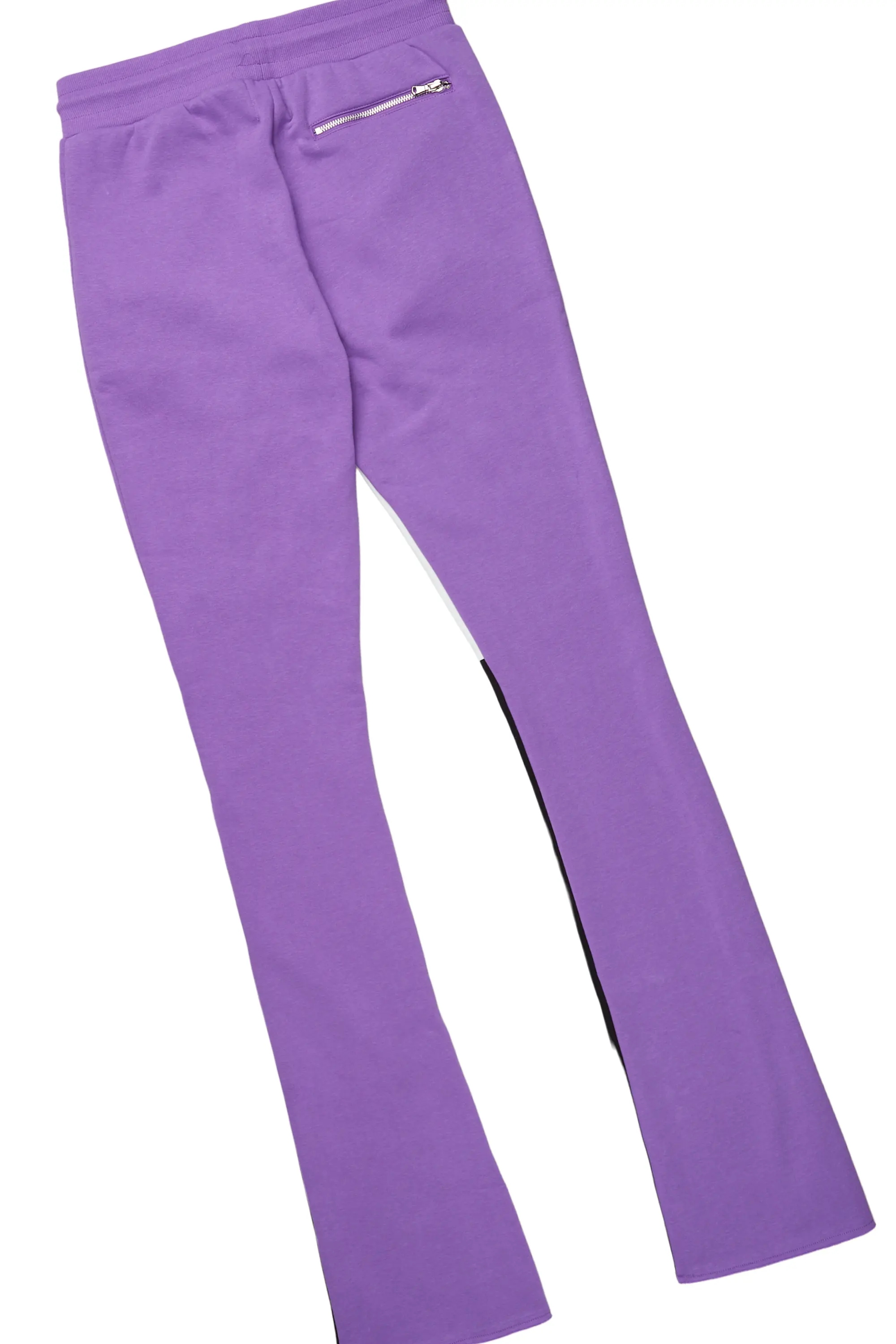 Mancha Purple/White T-Shirt Stacked Flare Track Set - Image 10