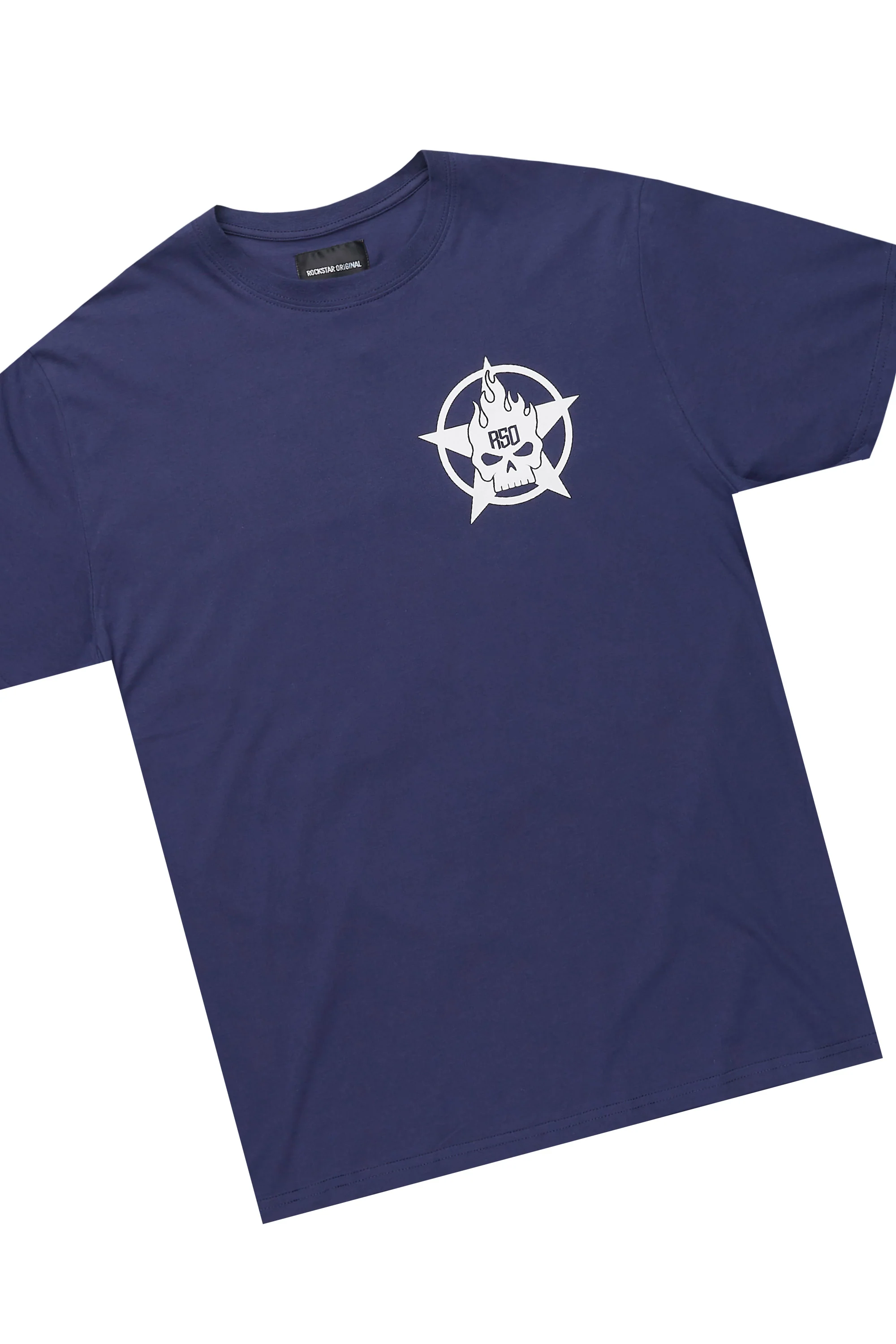 Keve Navy T-Shirt Stacked Flare Track Set - Image 8