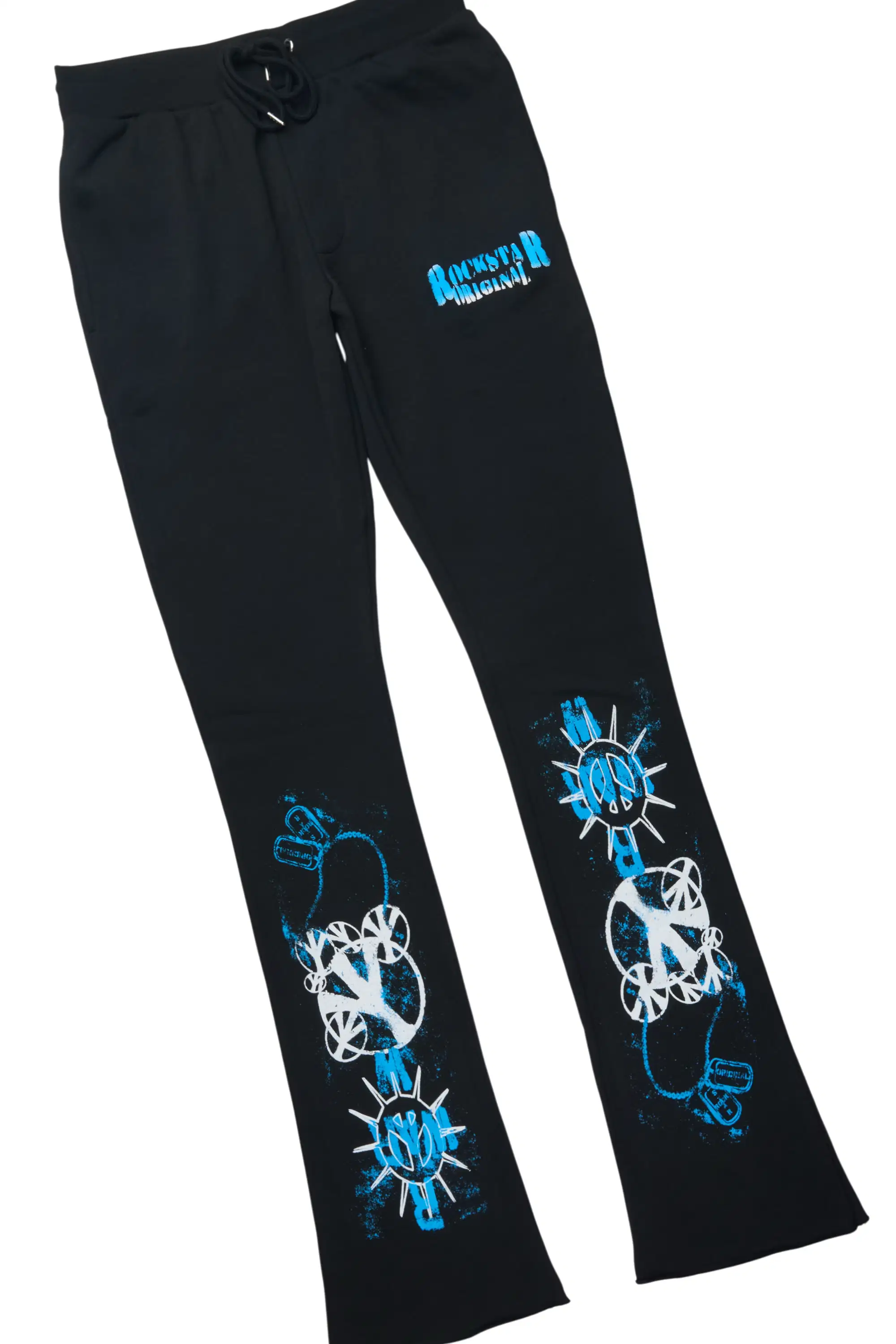 Zare 2.0 Royal/Black T-Shirt/Relaxed Track Set - Image 7